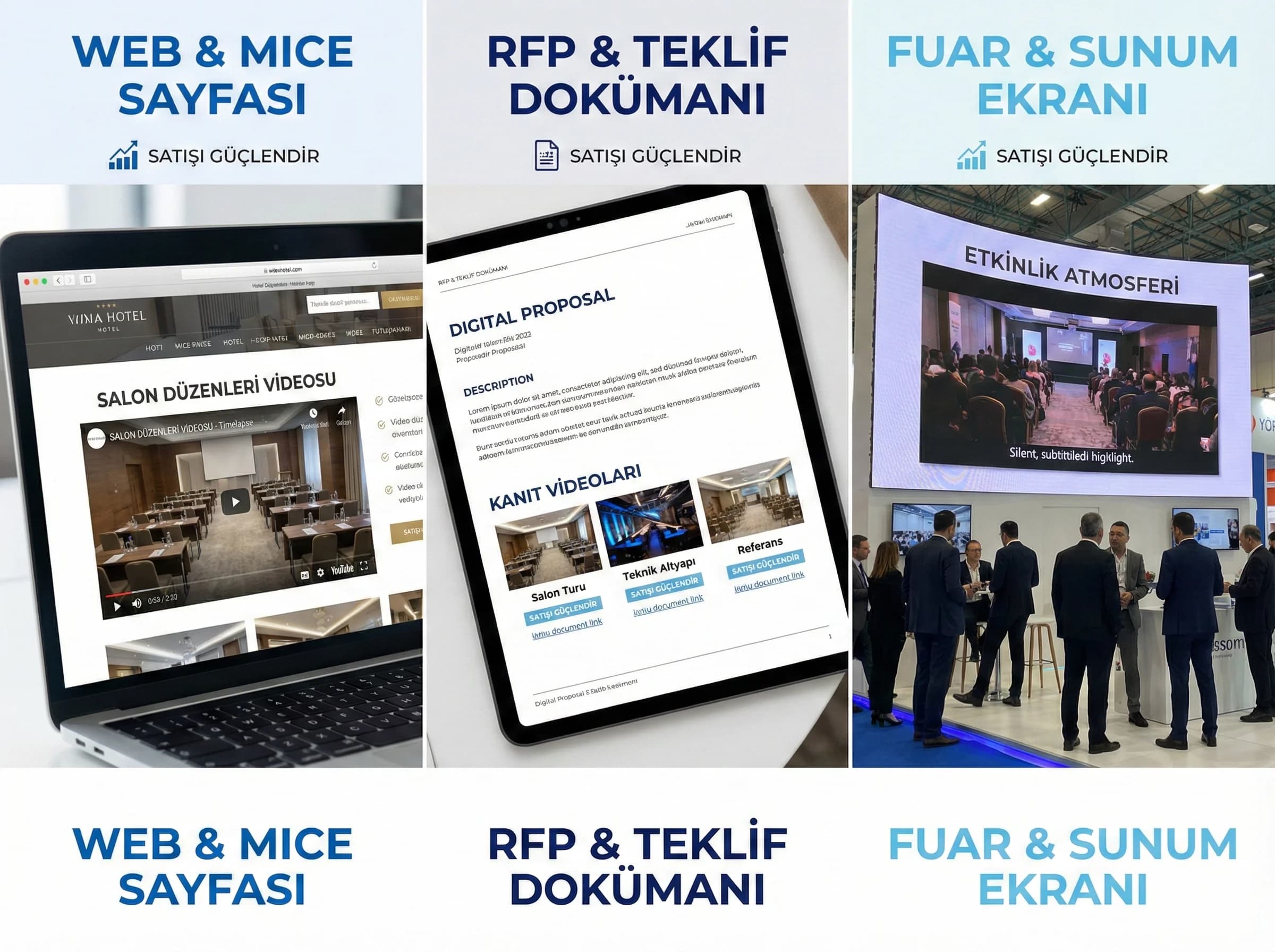 MICE video prodüksiyon checklist: salon etkinlik referans film kartı