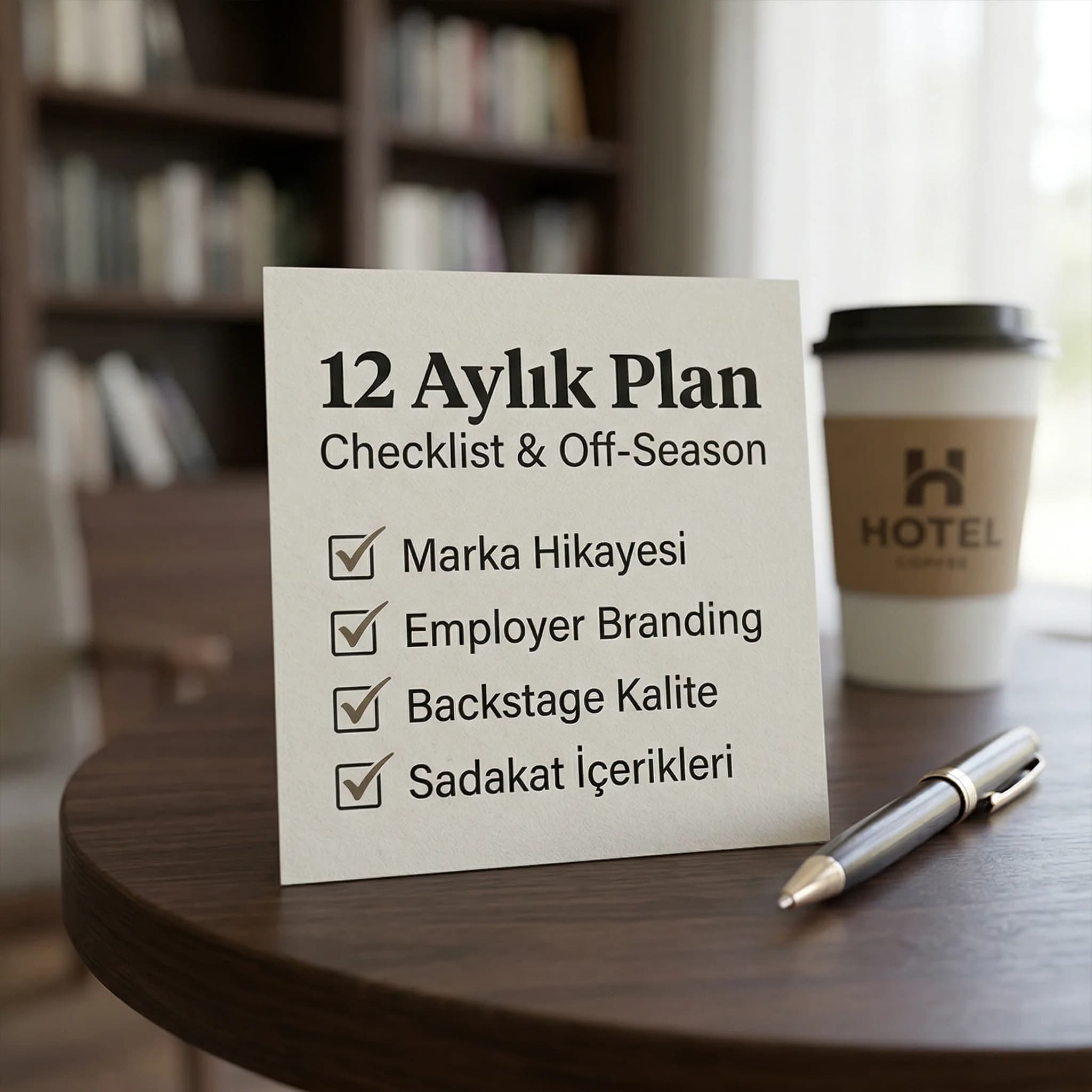 Yıllık video planı checklist ve off-season içerik listesi kart