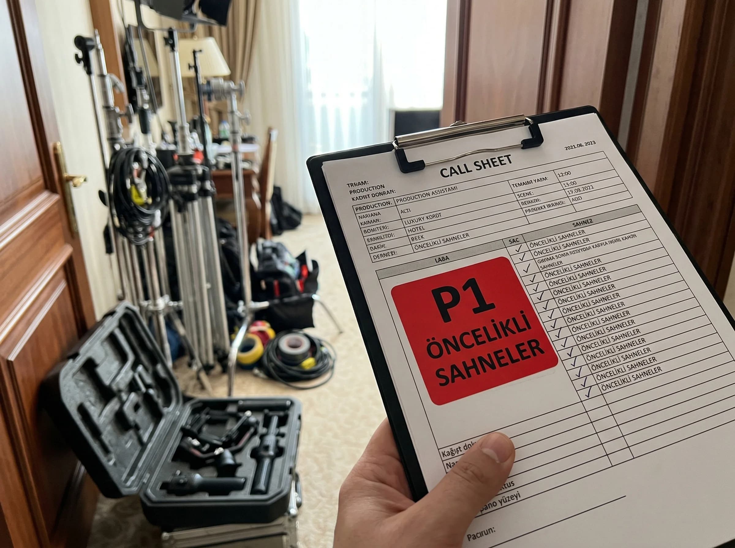 Ortak shot list önceliklendirme ve rota planı divider görseli