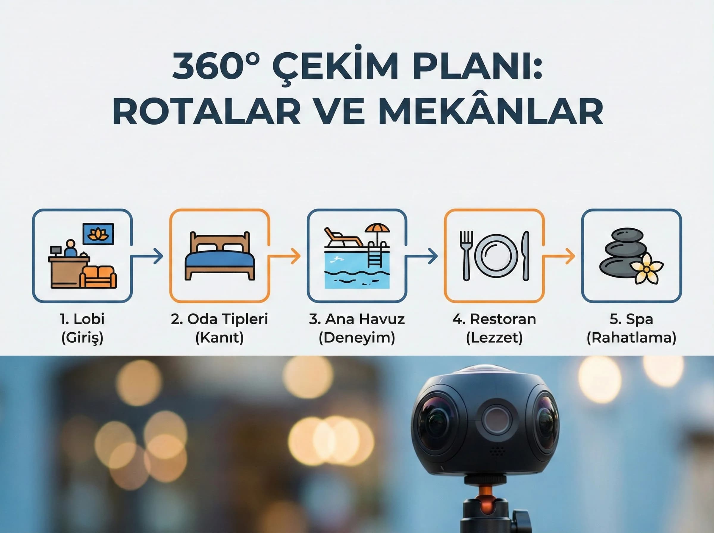 360 tur çekim planı ve rota seçimlerini ayıran bölüm görseli