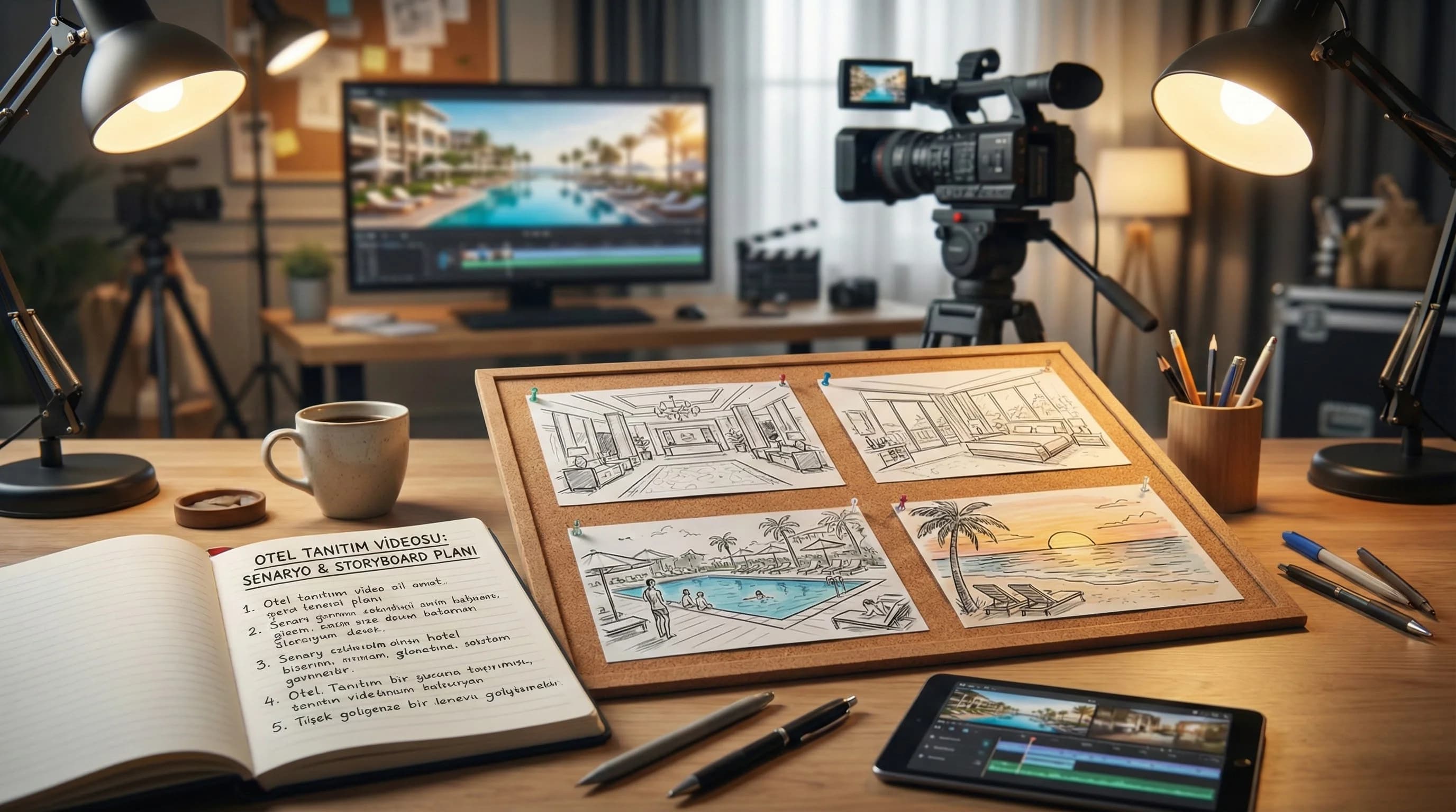 Otel Tanıtım Videosu için Senaryo ve Storyboard Nasıl Yazılır?