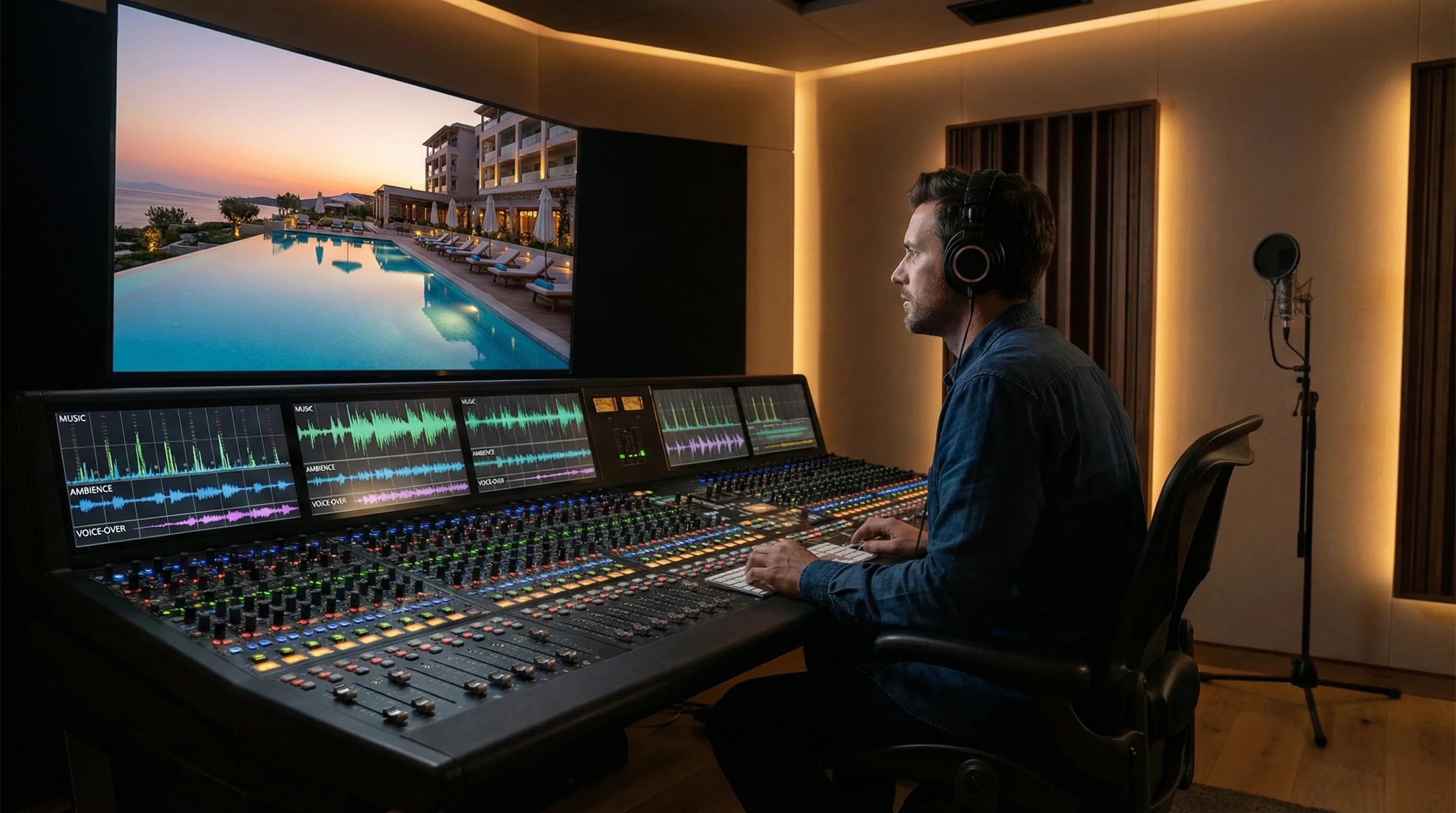 Otel Videolarında Ses, Müzik ve Seslendirme: Duyguyu Taşıyan Katman