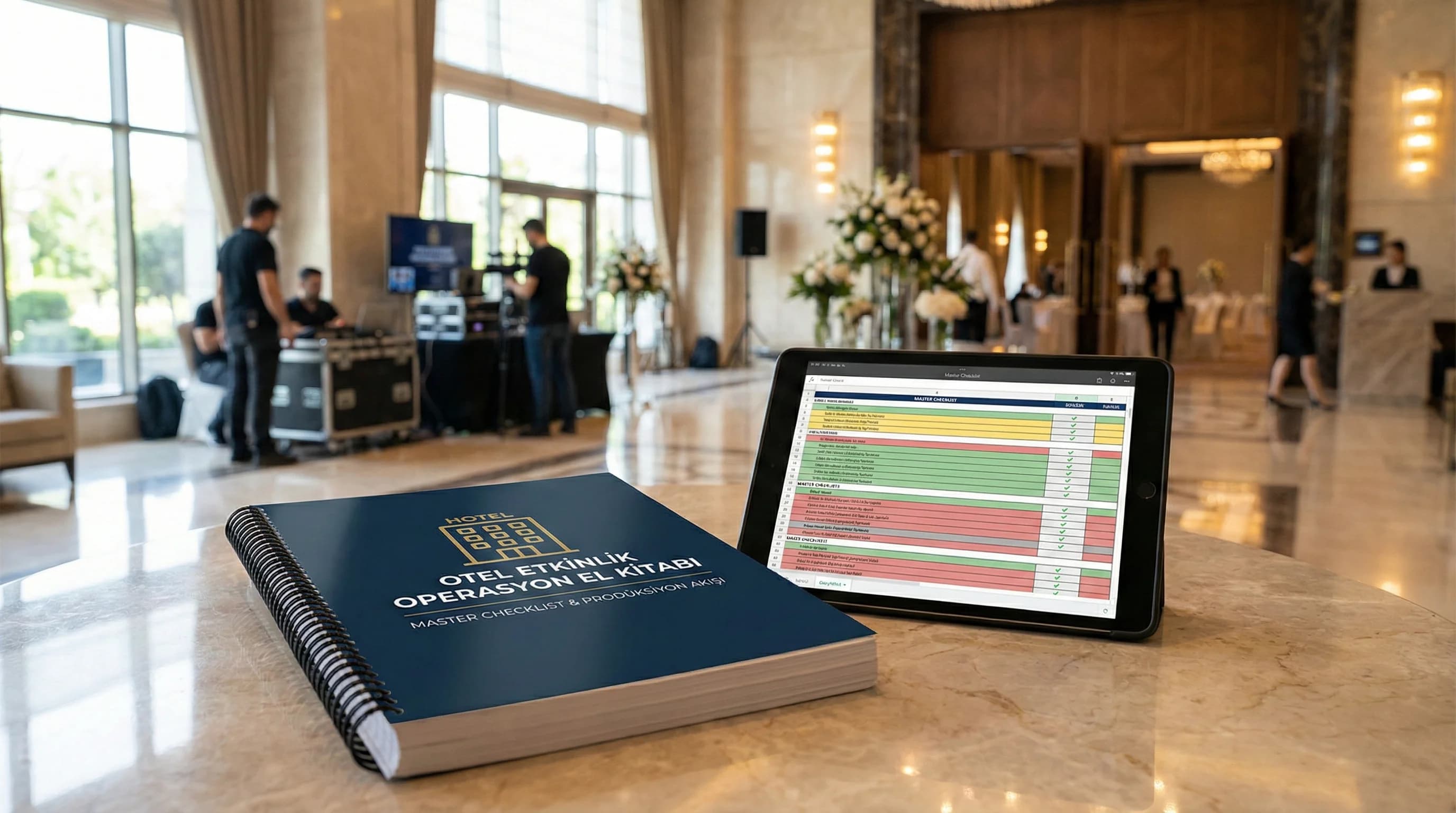 Otel Etkinlik Master Checklist’i: Prodüksiyon ve Operasyon El Kitabı