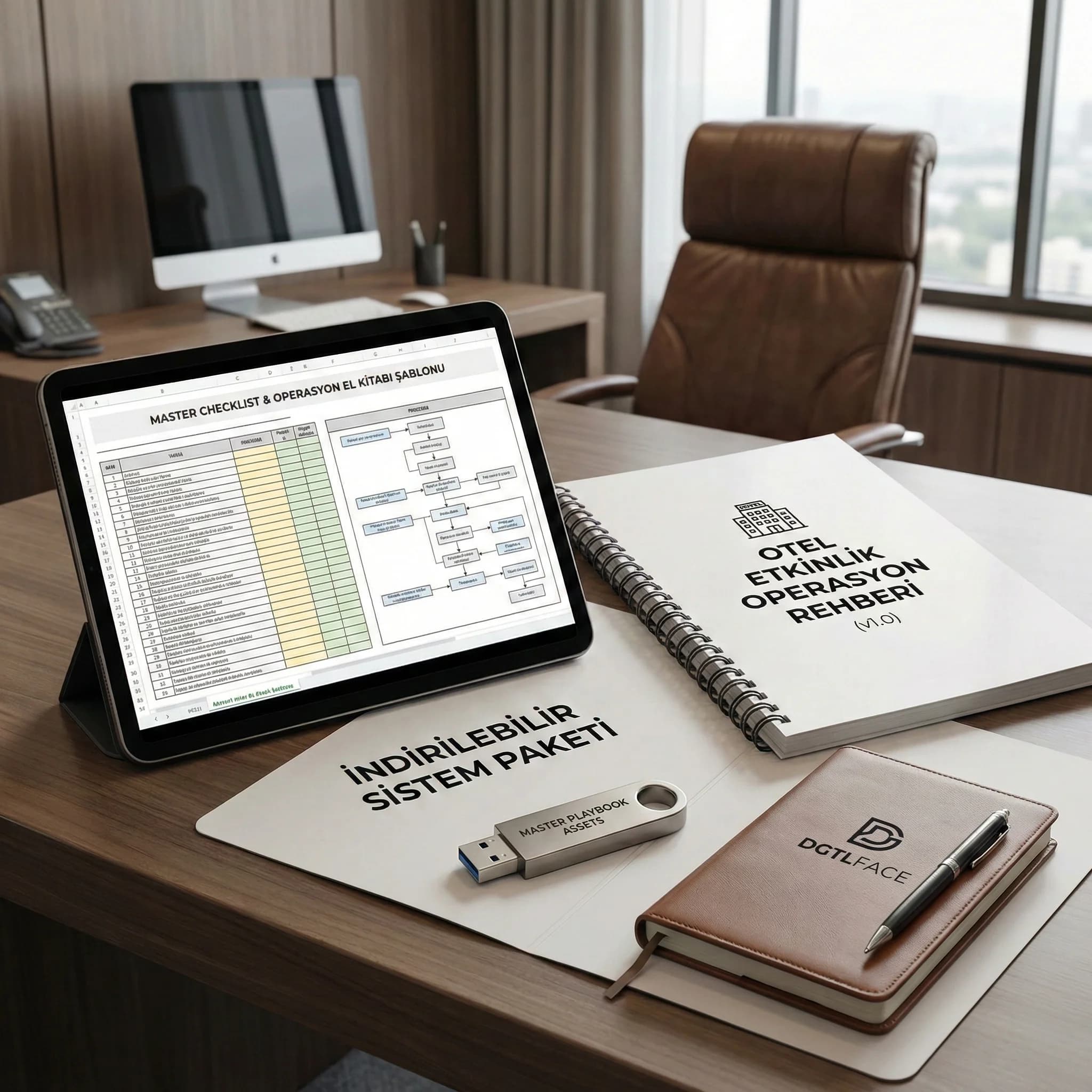 İndirilebilir operasyon el kitabı ve master checklist deliverables proof kartı