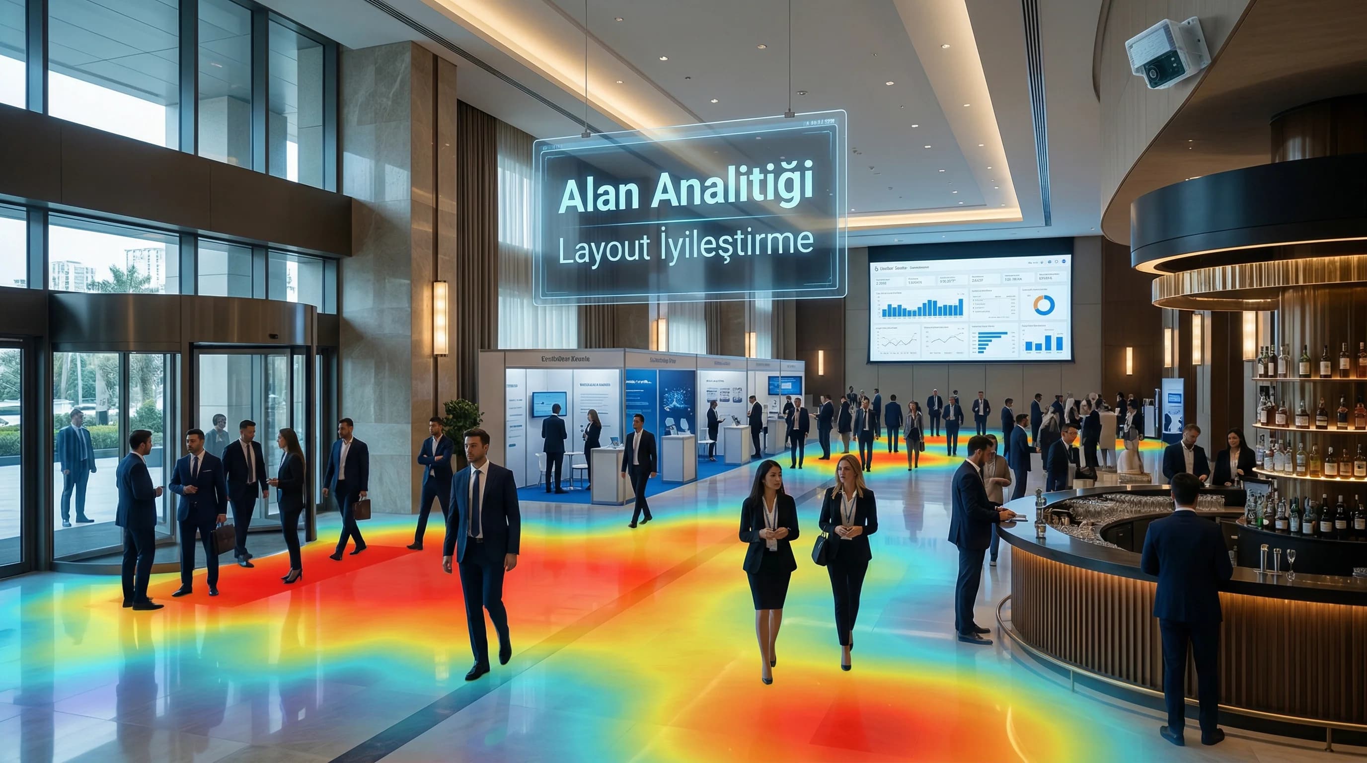 Otel Etkinliklerinde Alan ve Kitle Analitiği: Heatmap, IoT Sensör ve Veriyle İyileştirme