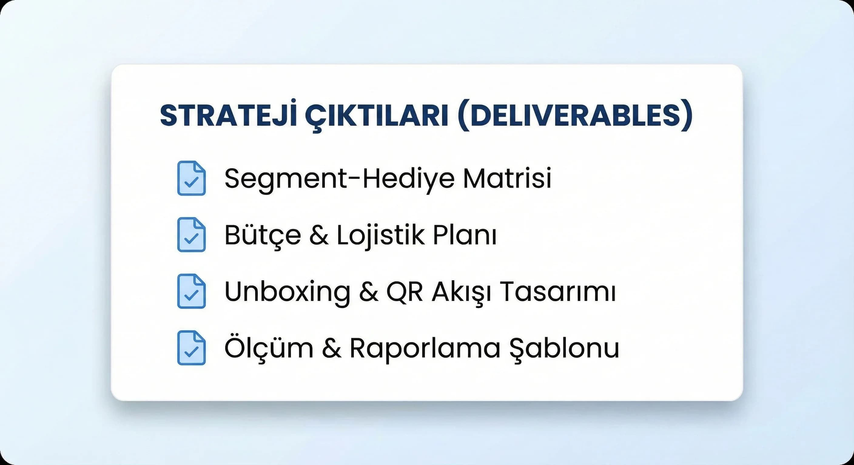 Strateji çıktıları ve güven unsurları, otel ve marka bağlamı