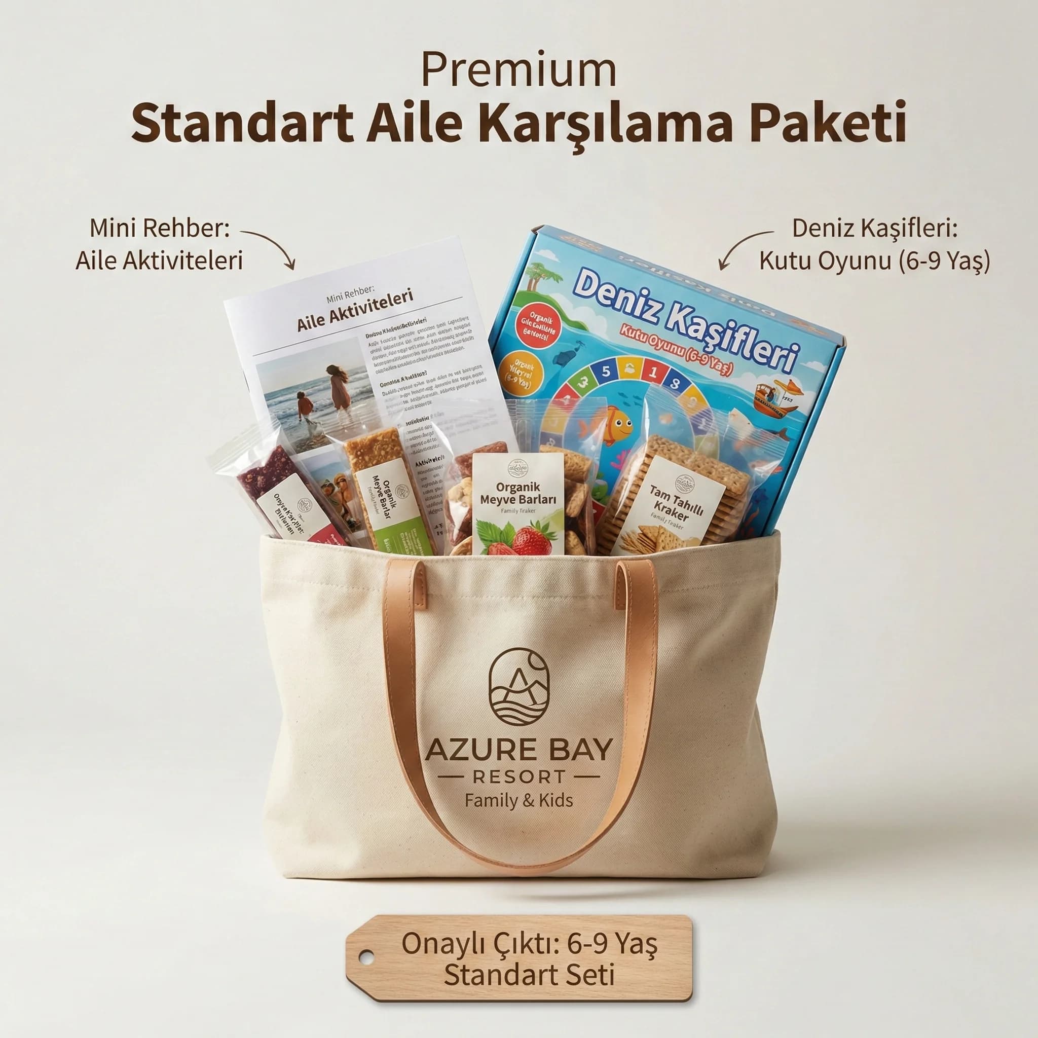 Family gifting çıktıları amacı, standart paketler ve otel bağlamı