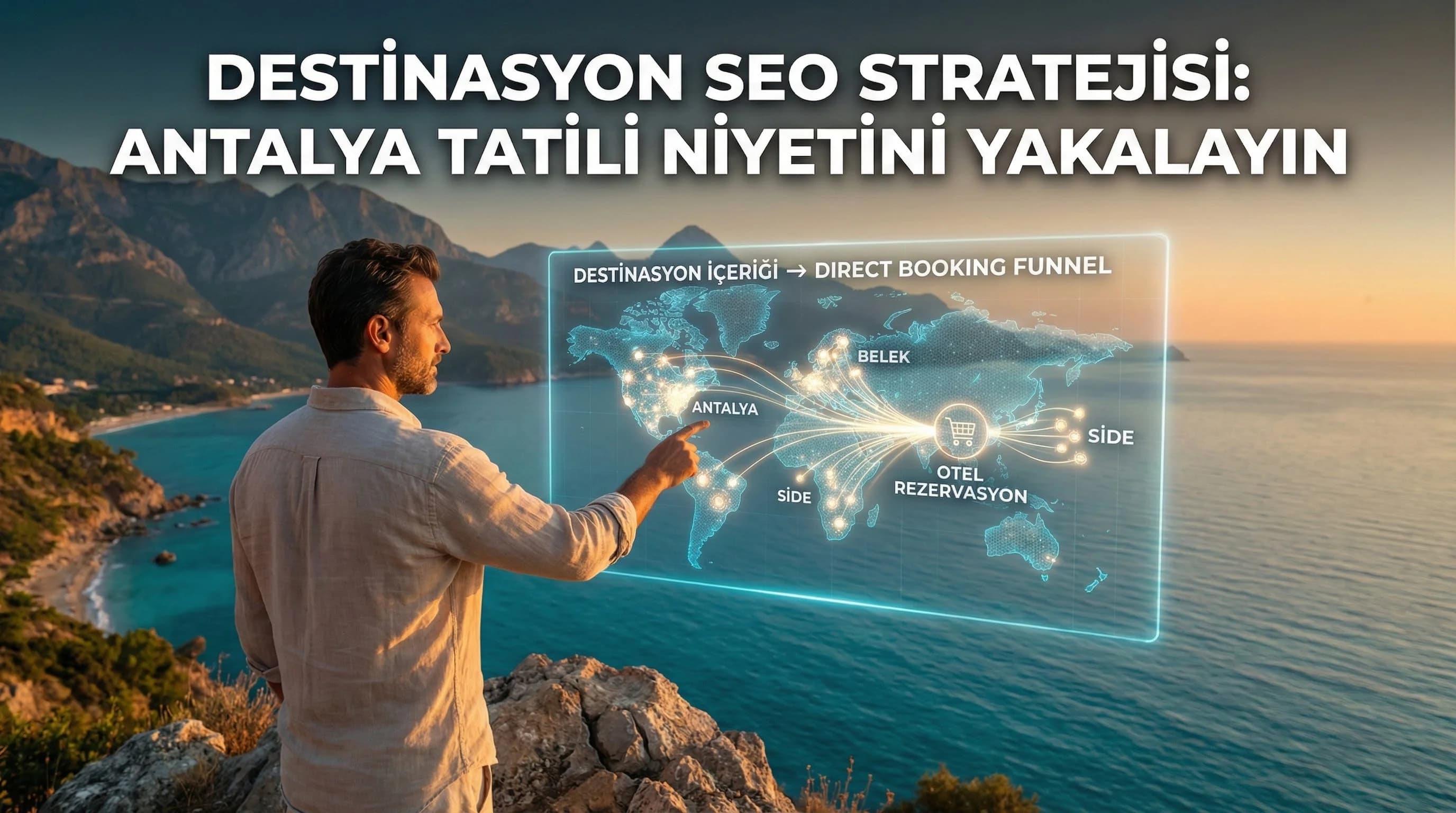 “Antalya Otel” Değil, “Antalya Tatili”: Destinasyon İçeriğiyle Direct Booking SEO Stratejisi