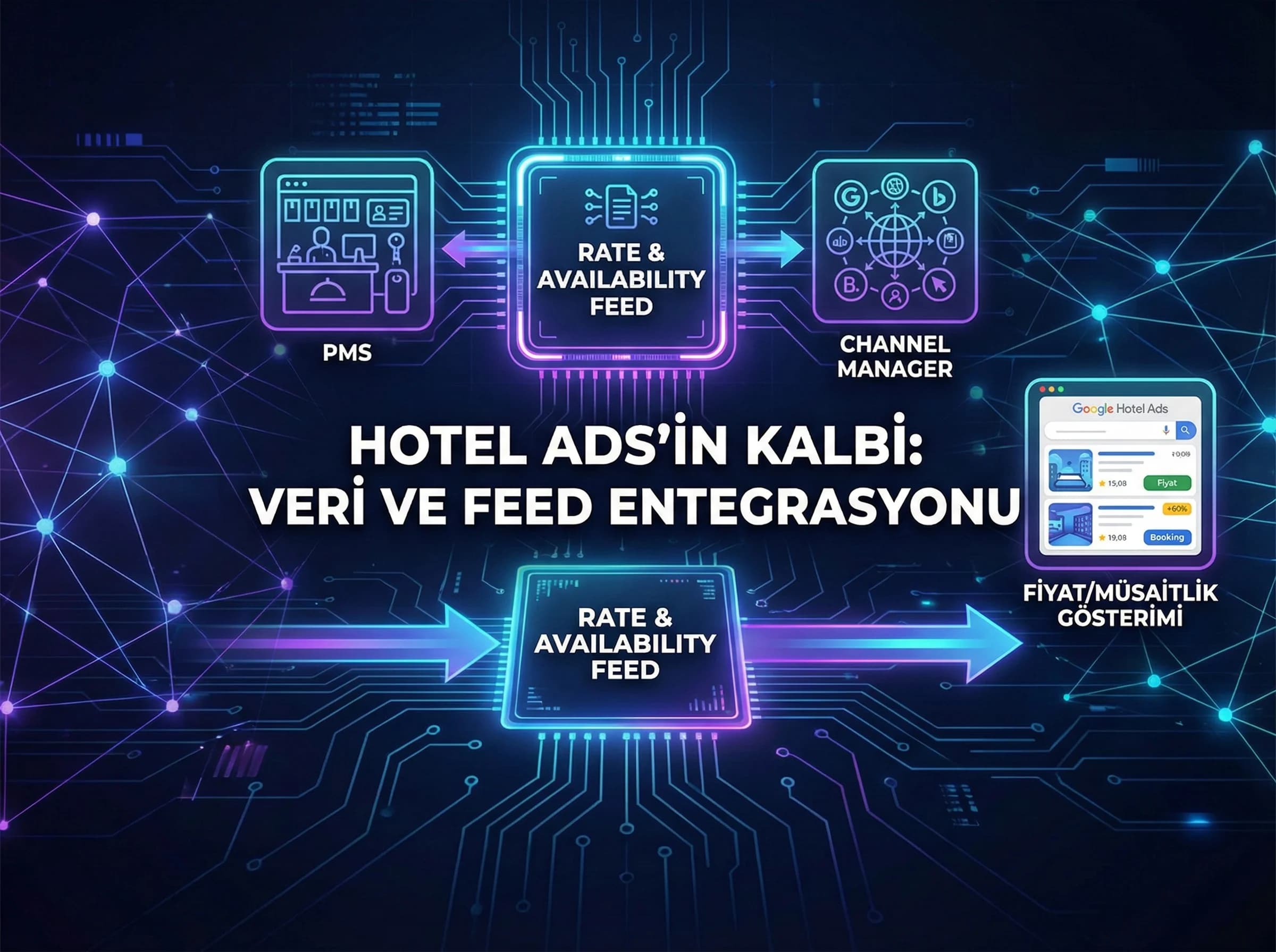 Hotel Ads veri temelli çalışma mantığını gösteren bölüm ayırıcı görsel”