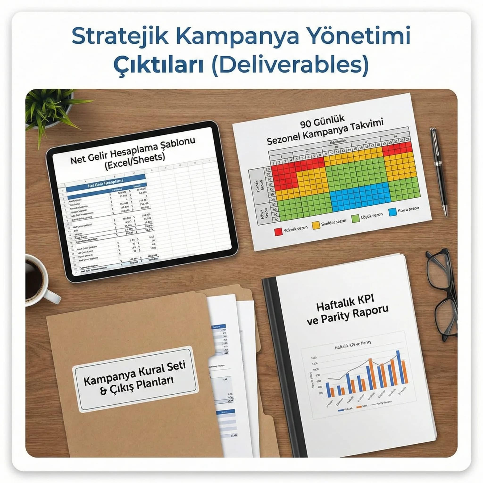 Kampanya planlama checklist’i + net gelir hesabı + otel yöneticisi kullanımı