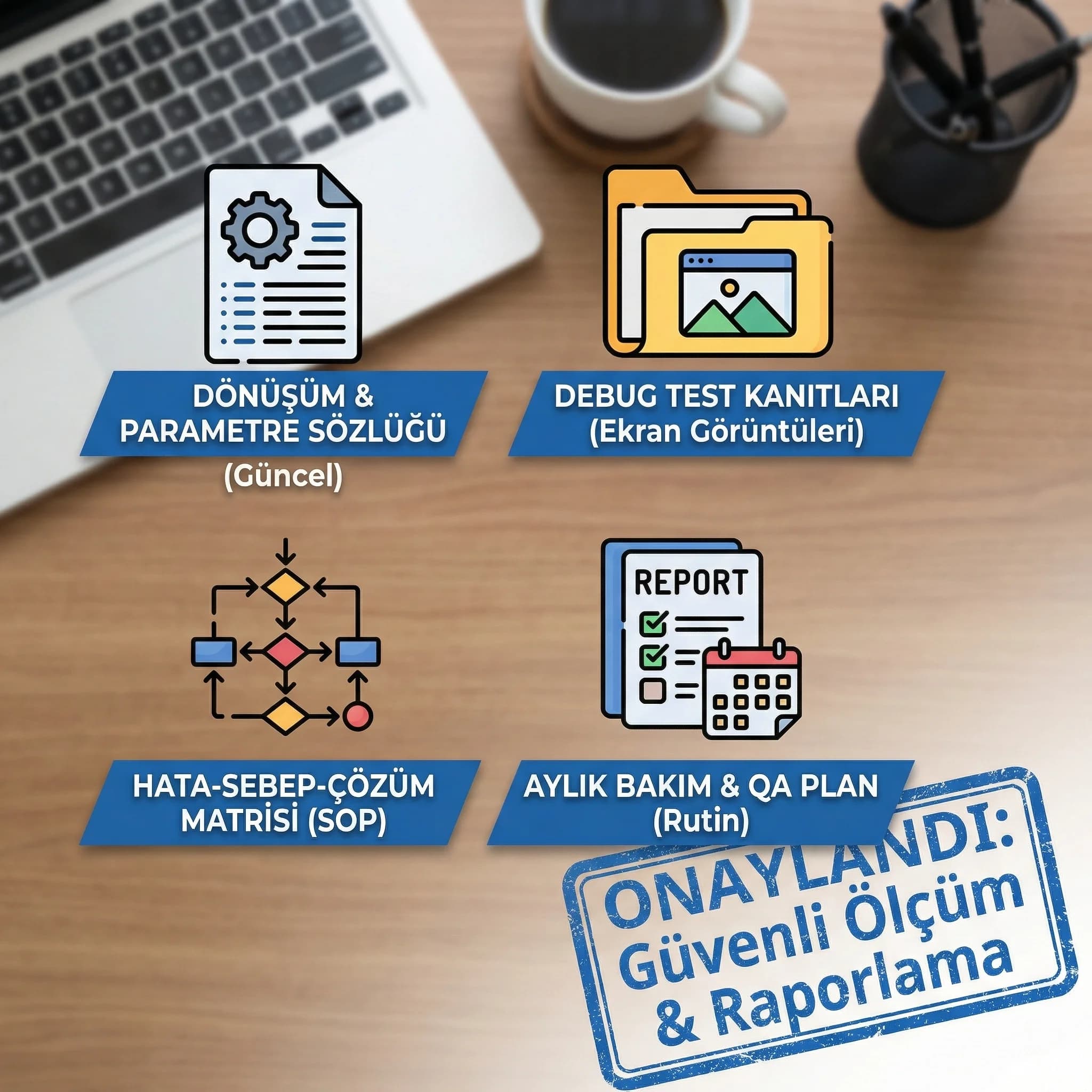 Debug çıktıları ve QA kanıtlarını otel ekibi için özetleyen proof kartı