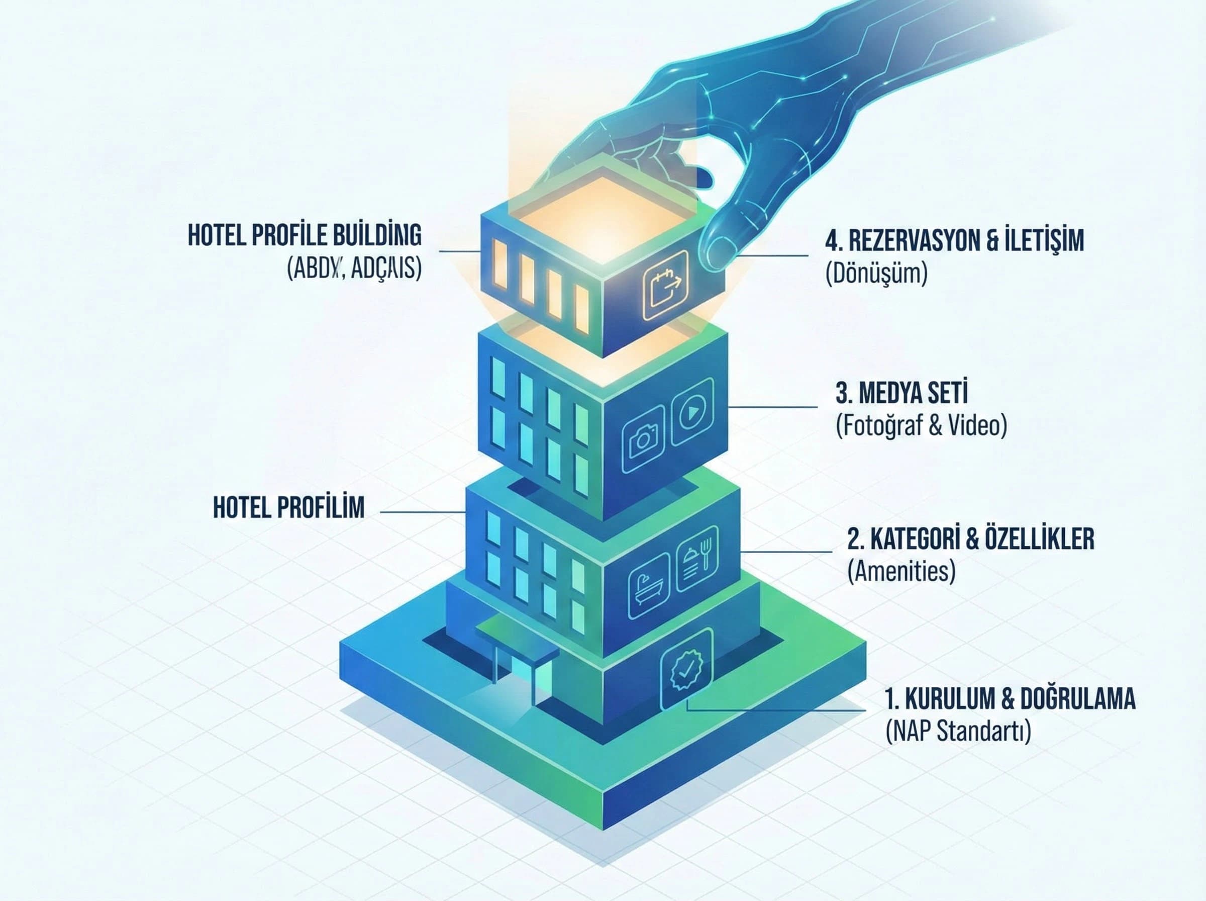 GBP adım adım optimizasyon başlangıcı, otel profil tamlığı ayraç görseli