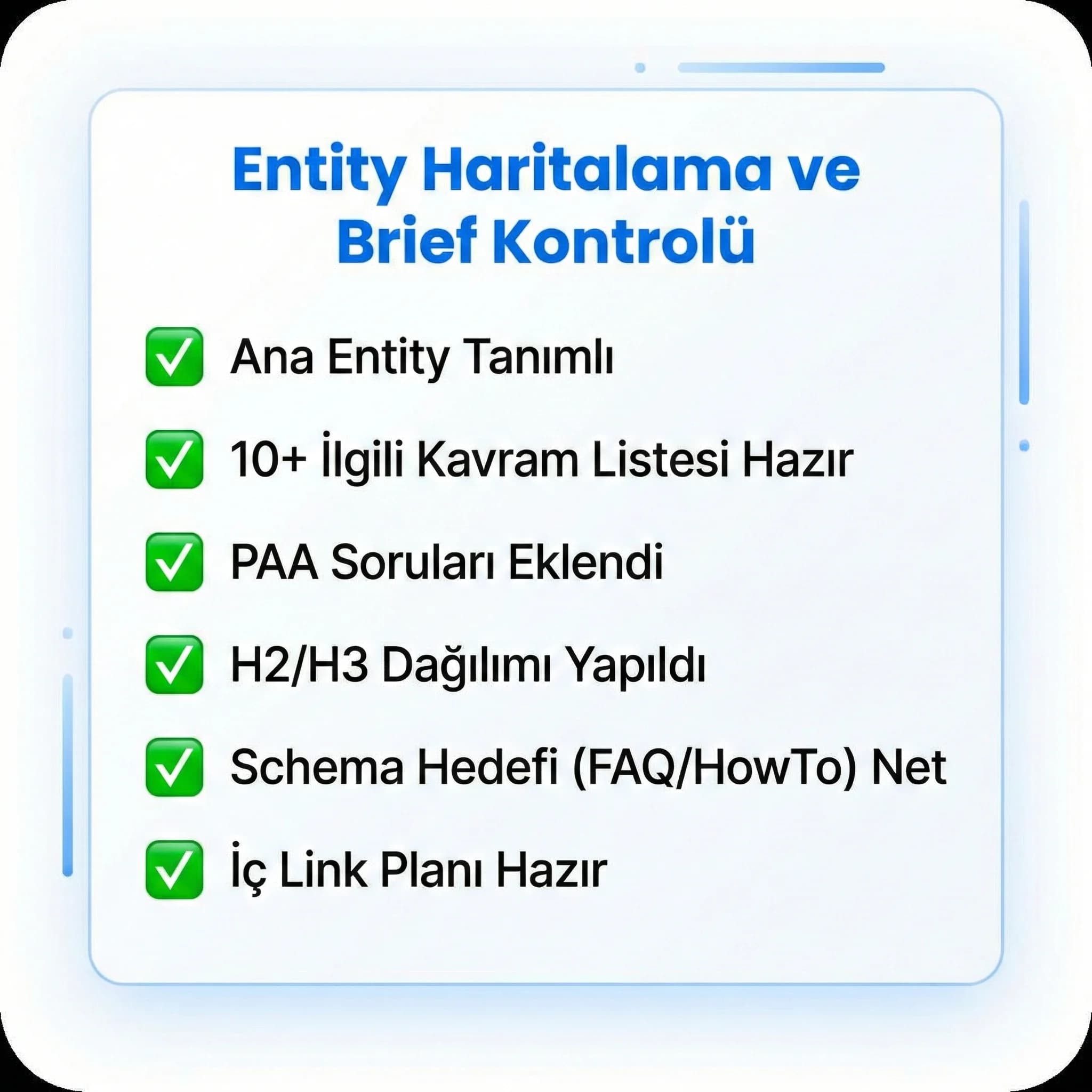 Entity haritası diyagramı, ana konu ve ilgili kavram ağ yapısı