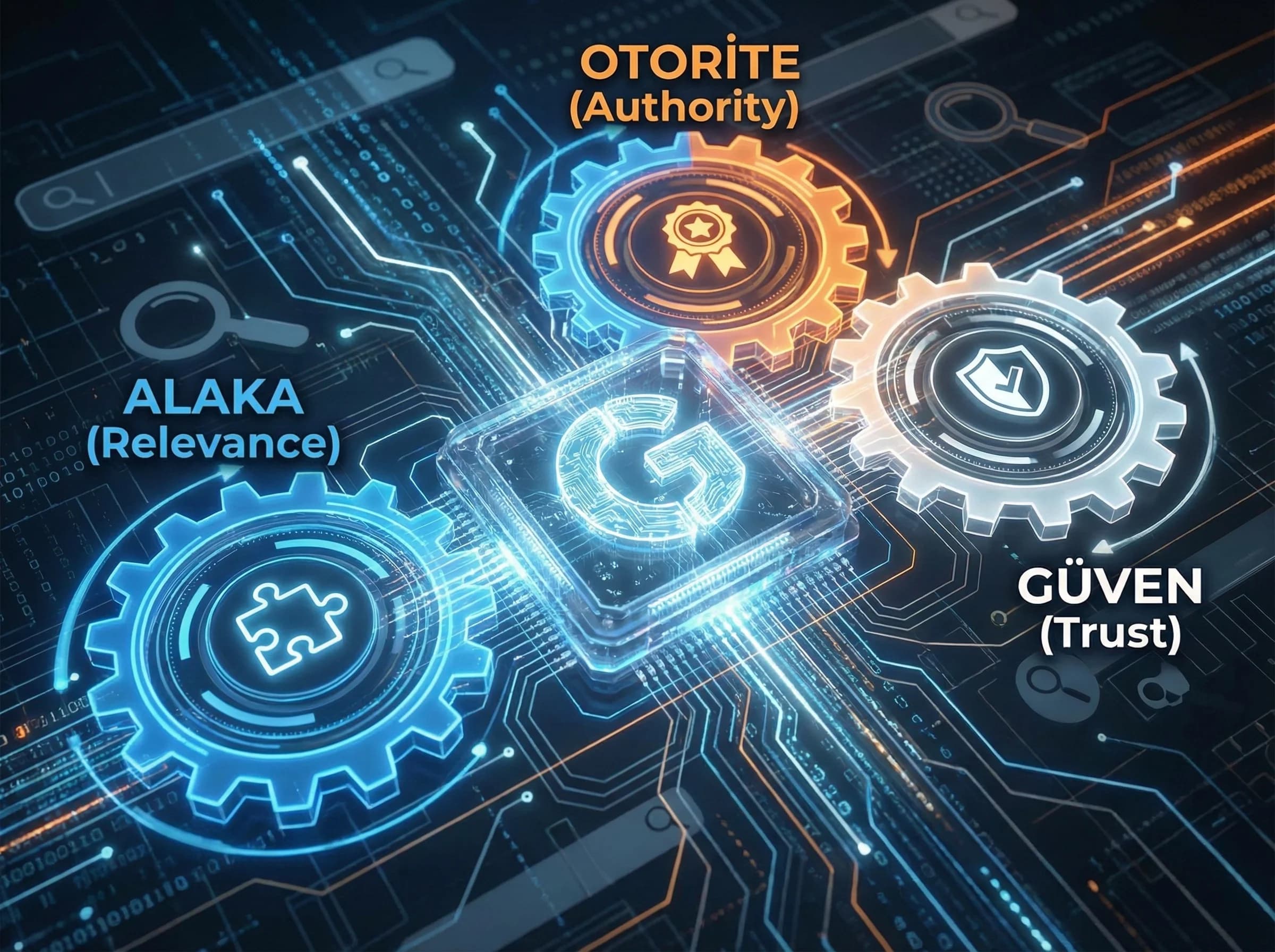 Google backlink okuma mantığı, otel ve B2B SEO görsel ayracı