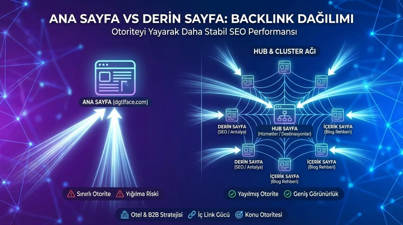 Ana Sayfa vs Derin Sayfa Backlink Dağılımı: Otoriteyi Nasıl Yayarsınız?