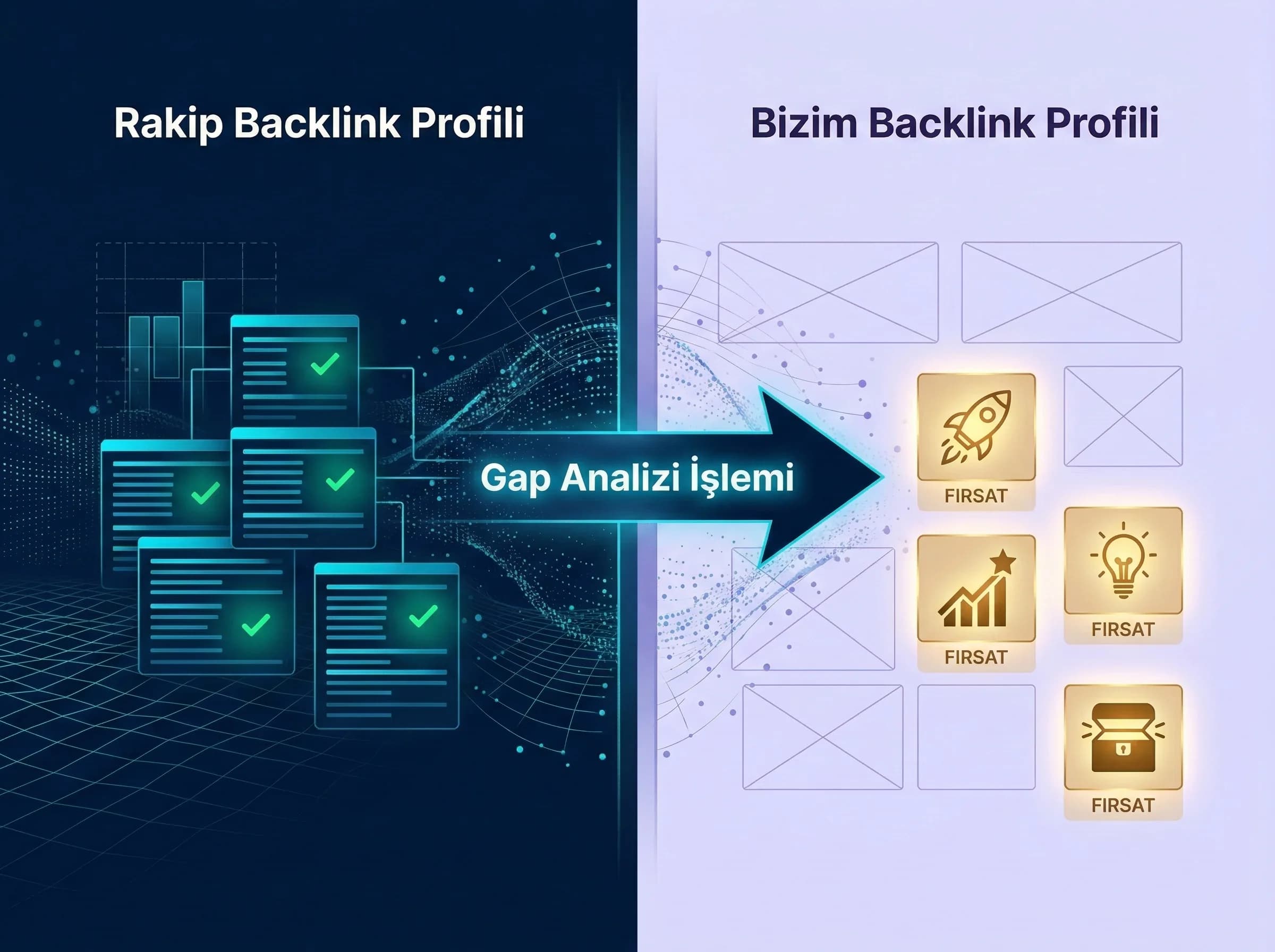 Gap analizi süreci ayracı, rakipte var bizde yok yaklaşımı