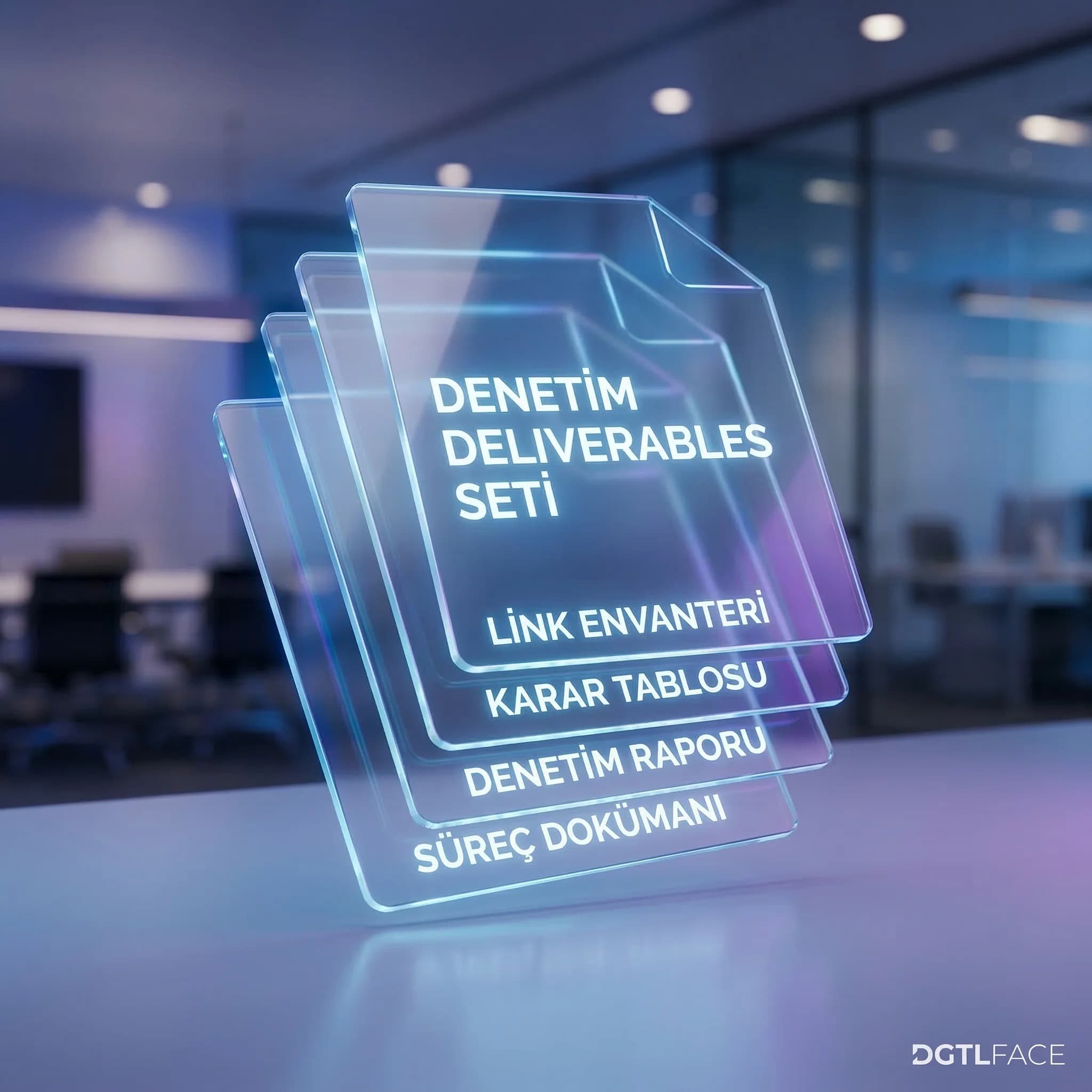 Denetim deliverables seti, link envanteri ve süreç dokümantasyonu