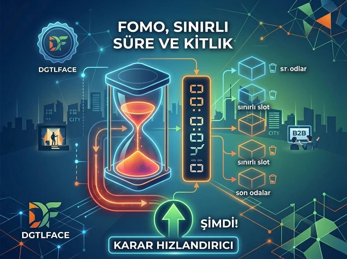 FOMO ve kıtlık mesajları bölümü + teklif psikolojisi bağlamı