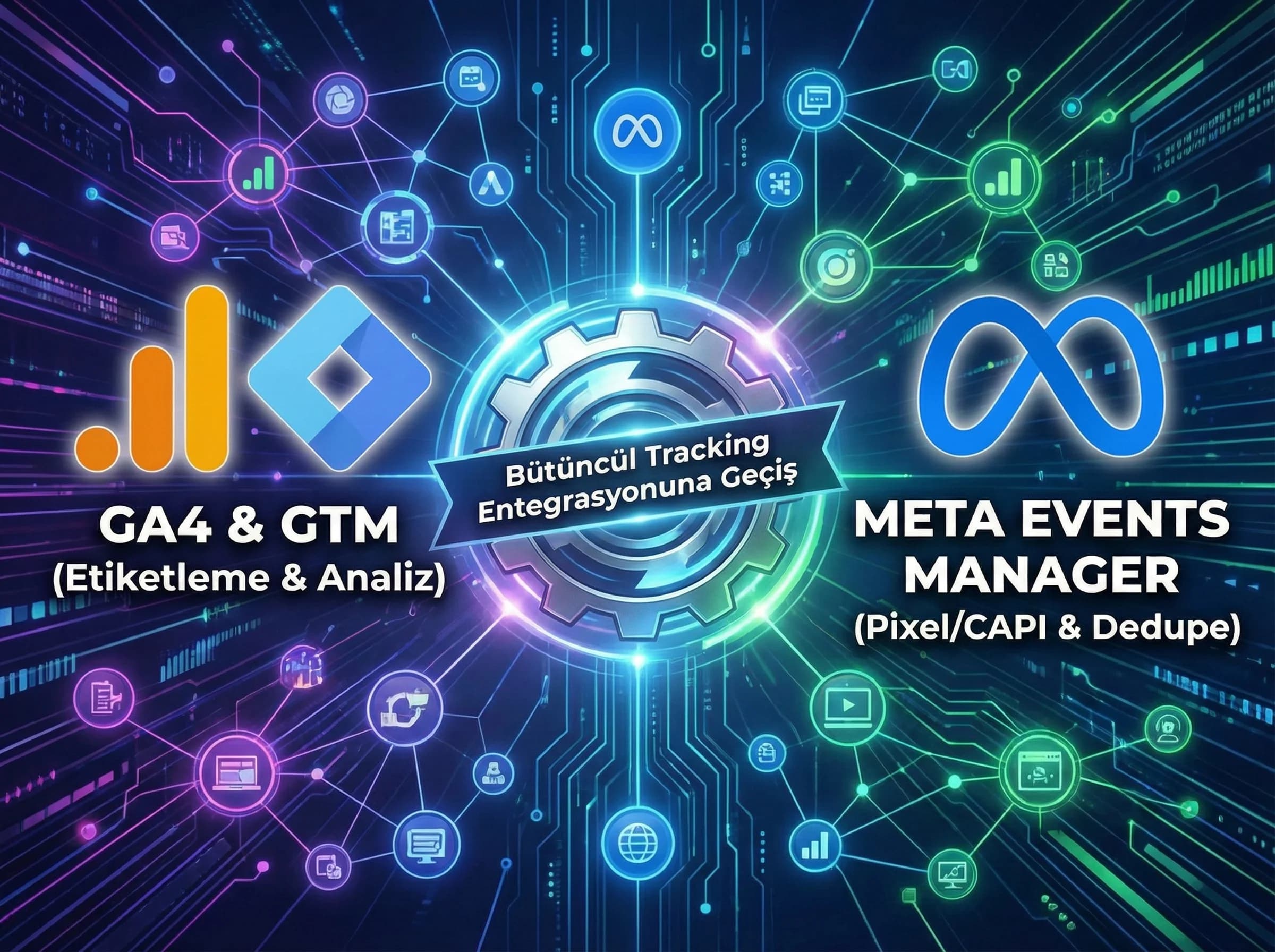 GA4 GTM ve Events Manager entegrasyonu bölüm ayracı, tracking planı