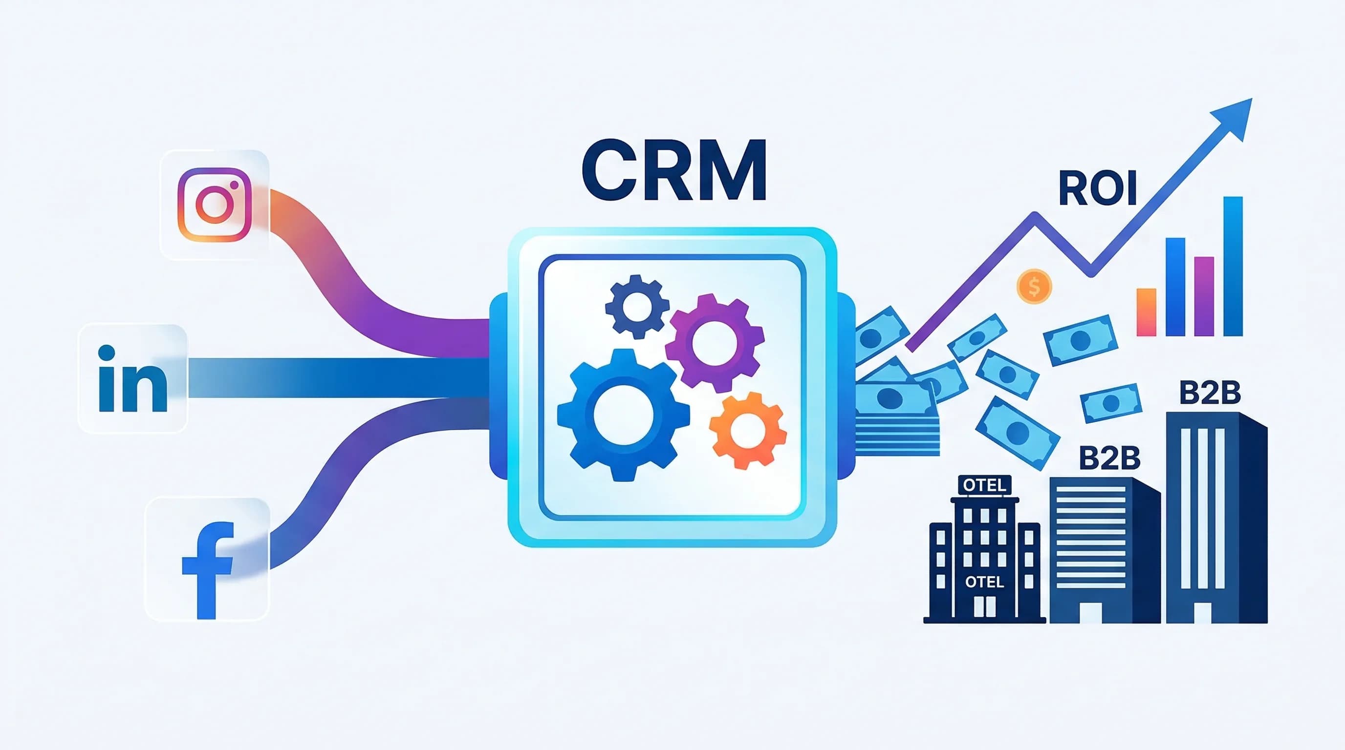 Sosyal Medya Gelir Raporlama ve CRM Entegrasyonu