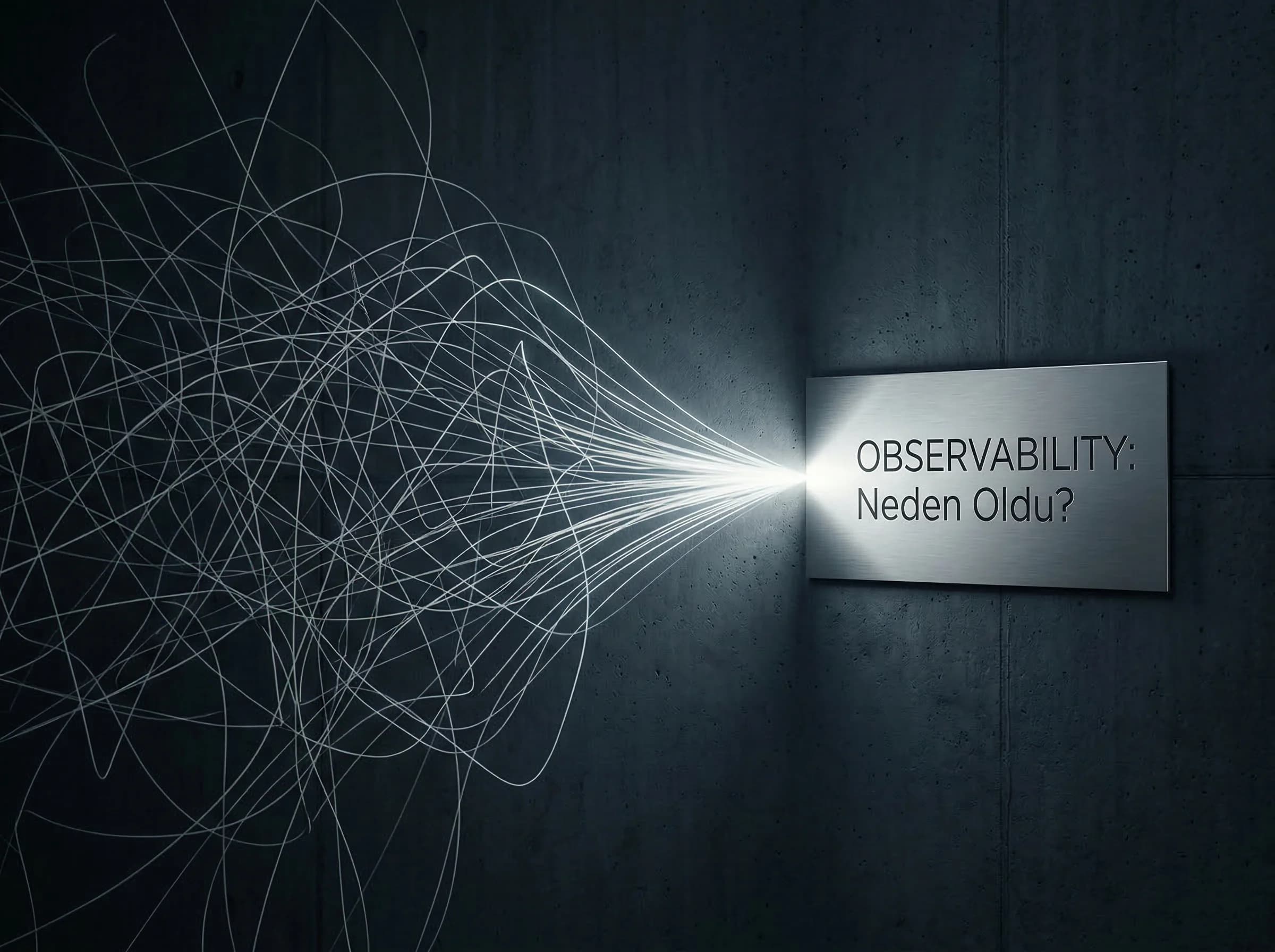 Observability tanımı bölüm ayırıcı, deneyim odaklı izleme kültürü kurma