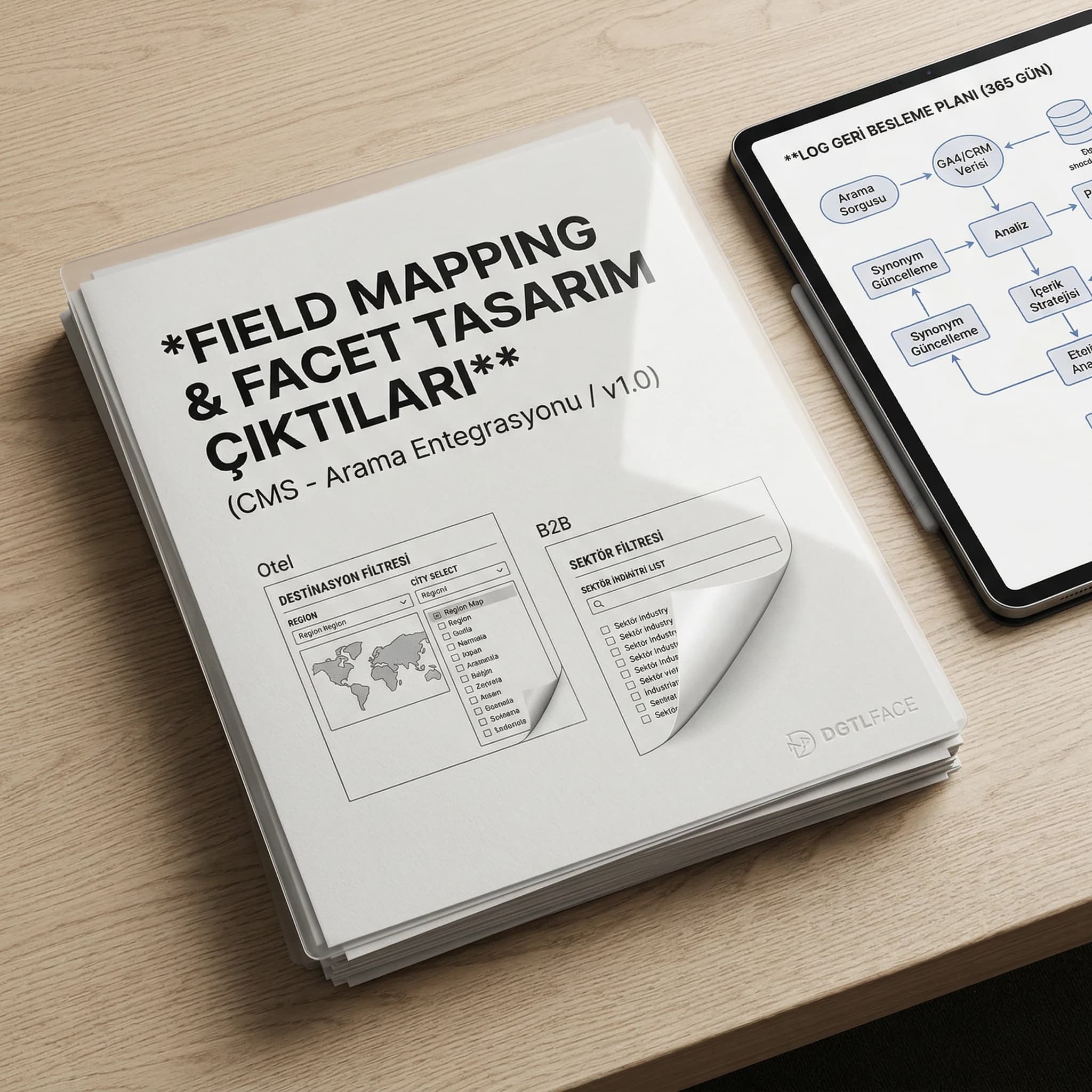 Field mapping ve facet tasarım çıktıları, güven unsuru bağlamı