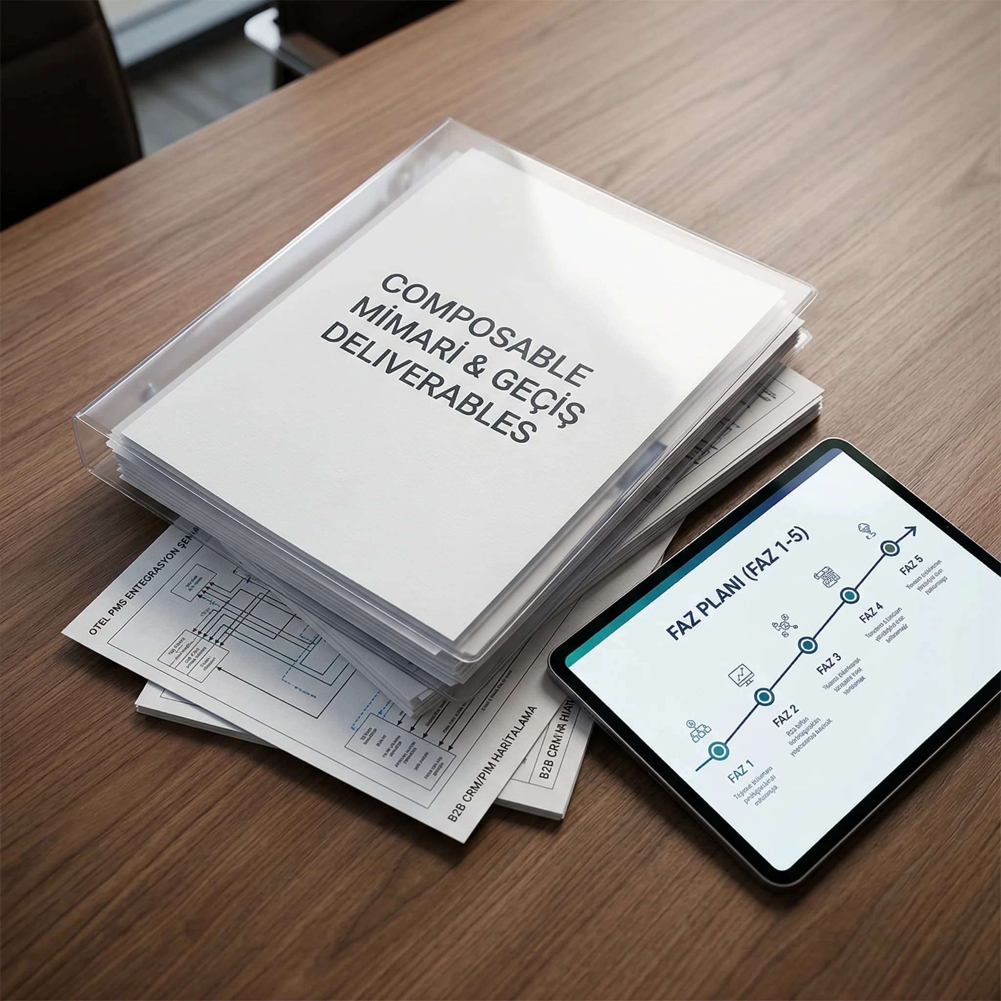 Composable mimari deliverables kartı, güven unsuru bağlamı