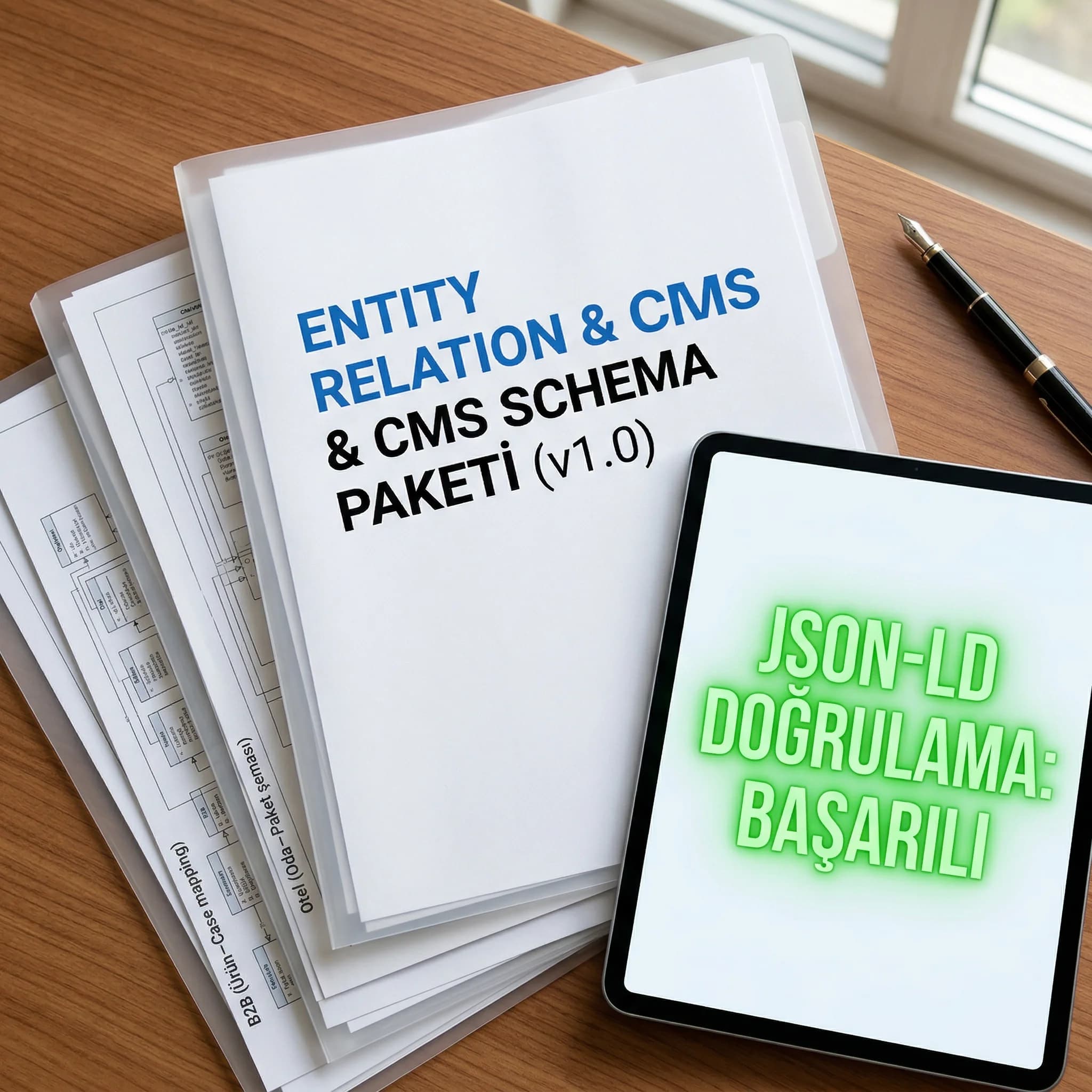 Entity relation schema deliverables kartı, güven unsuru bağlamı