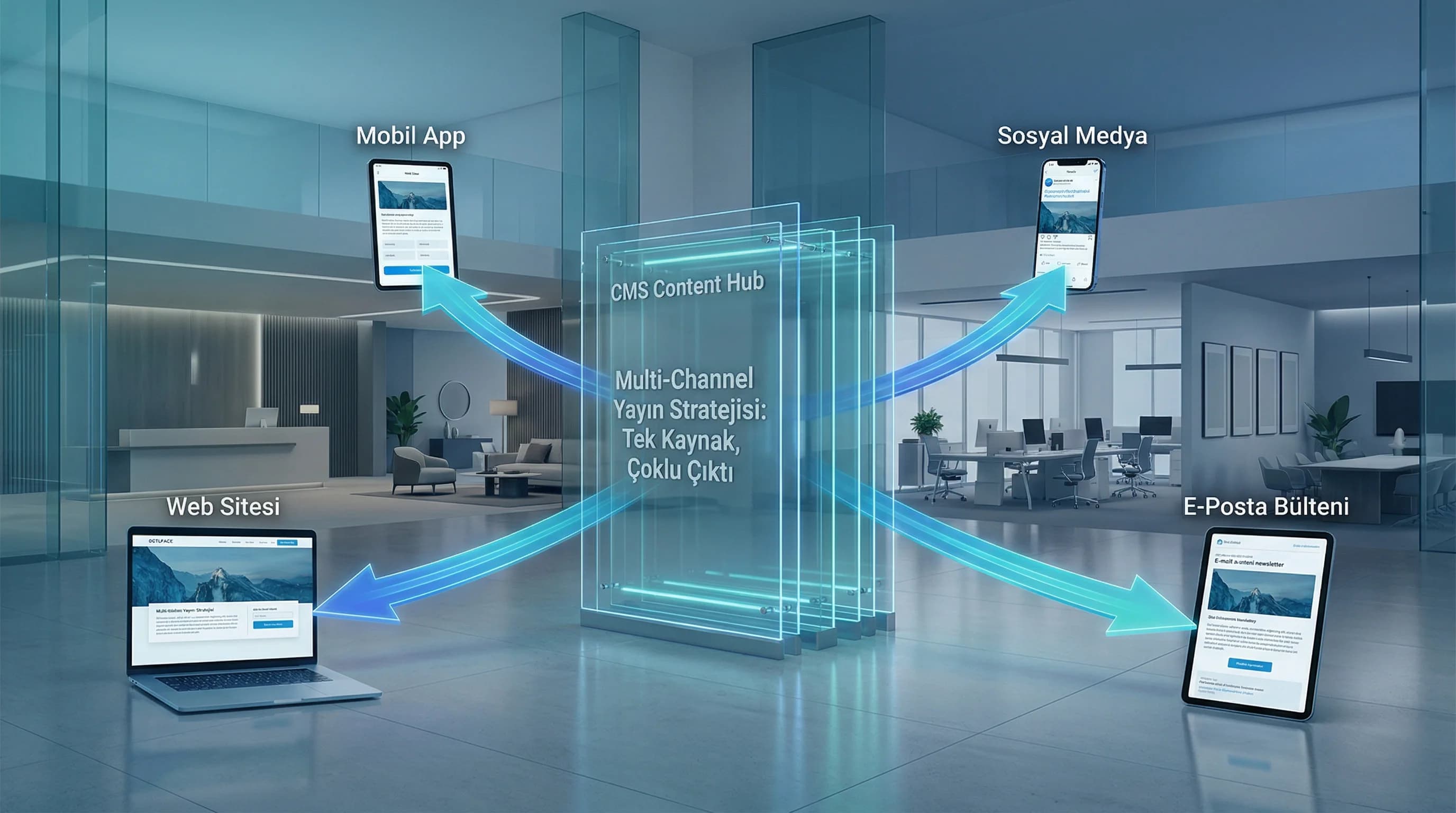 Multi-Channel Yayın Stratejisi: CMS’ten Web, App, Sosyal ve Mail Kanallarına