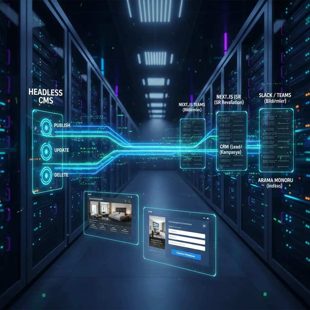 CMS Webhook ve Otomasyon Senaryoları: Yayınla, Tetikle, Entegre Et