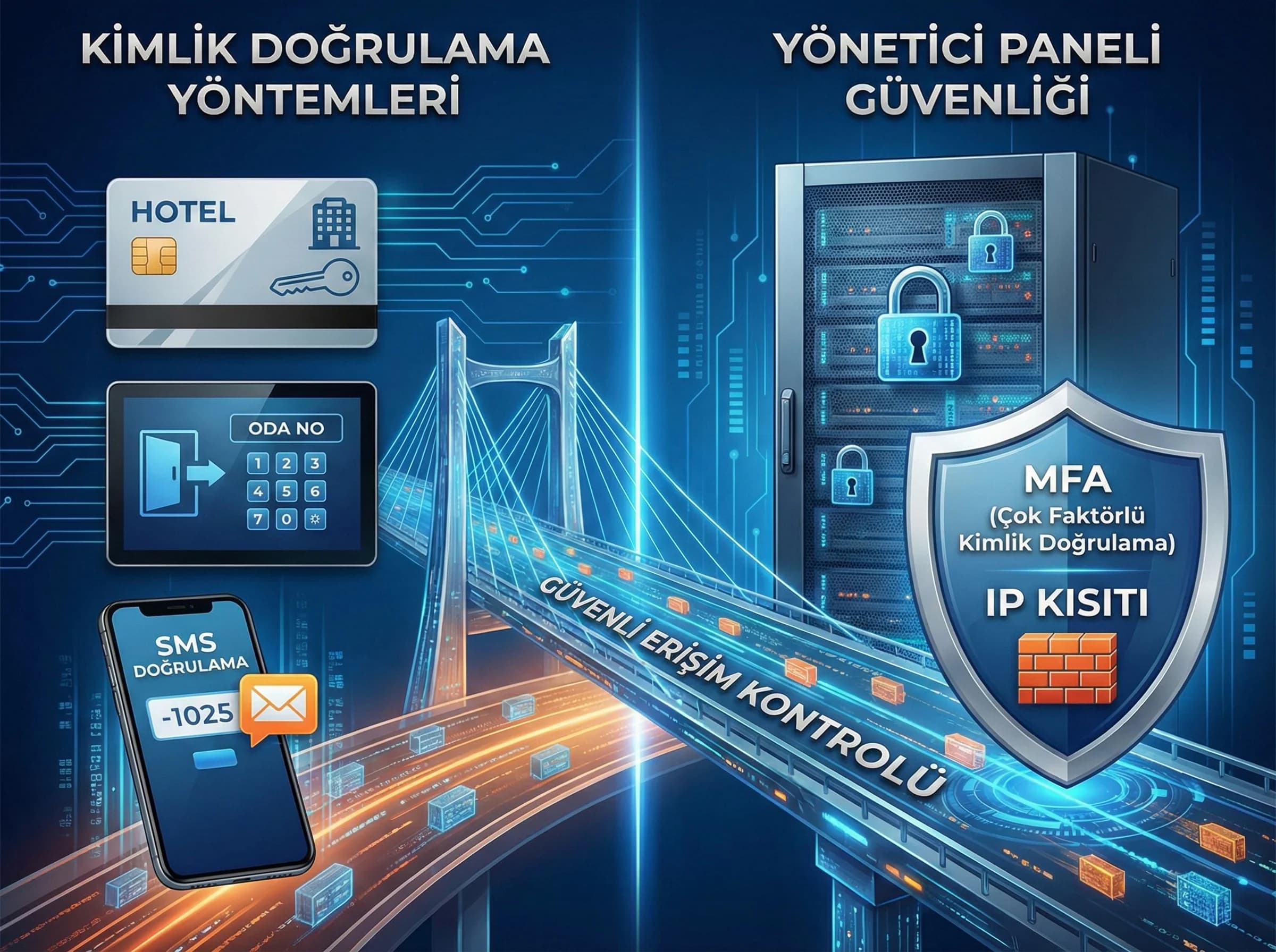 Misafir Wi-Fi KVKK checklist kartı, portal log ve ağ ayrımı