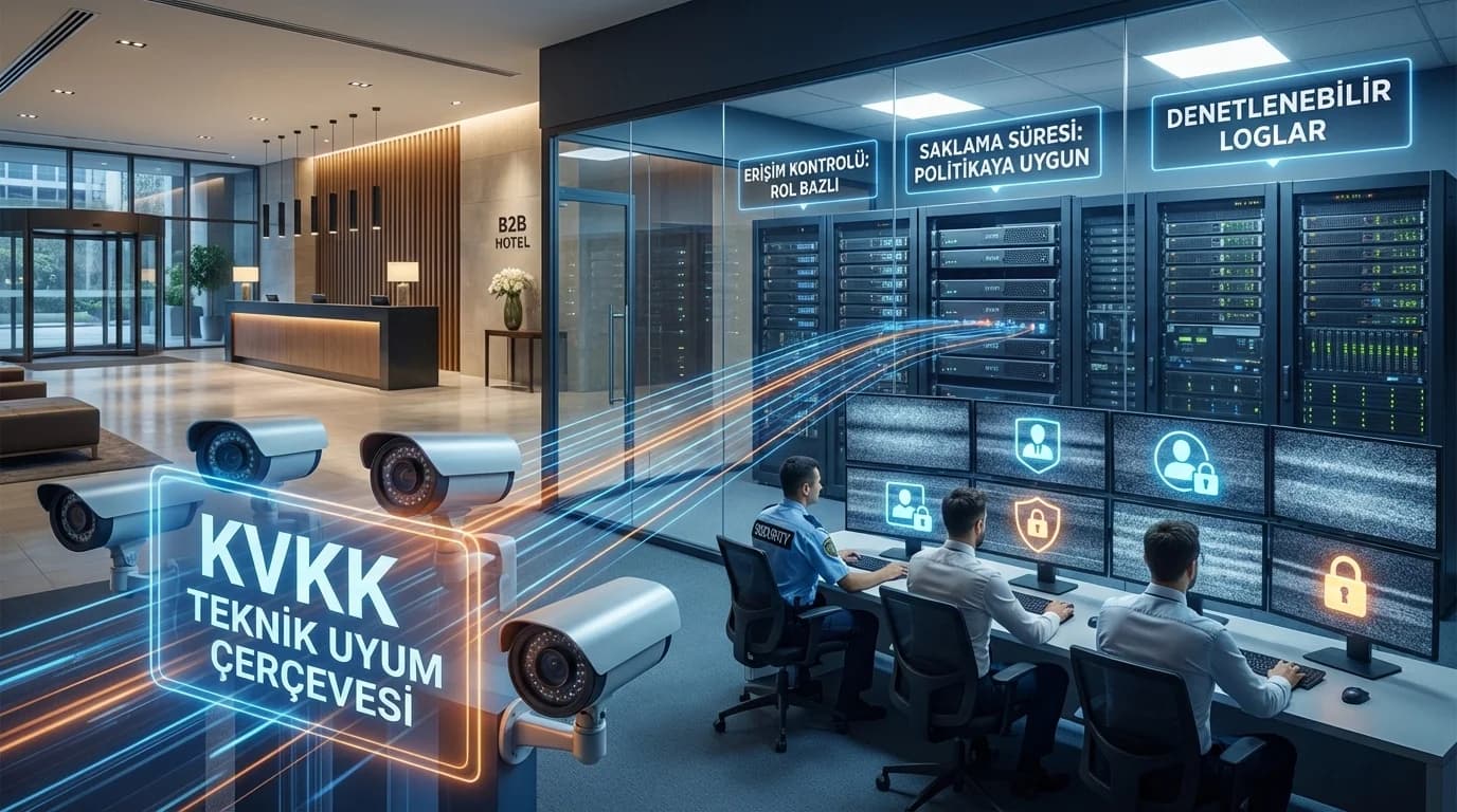 CCTV Kamera Sistemleri ve Görüntü Kayıtları İçin Teknik KVKK Rehberi