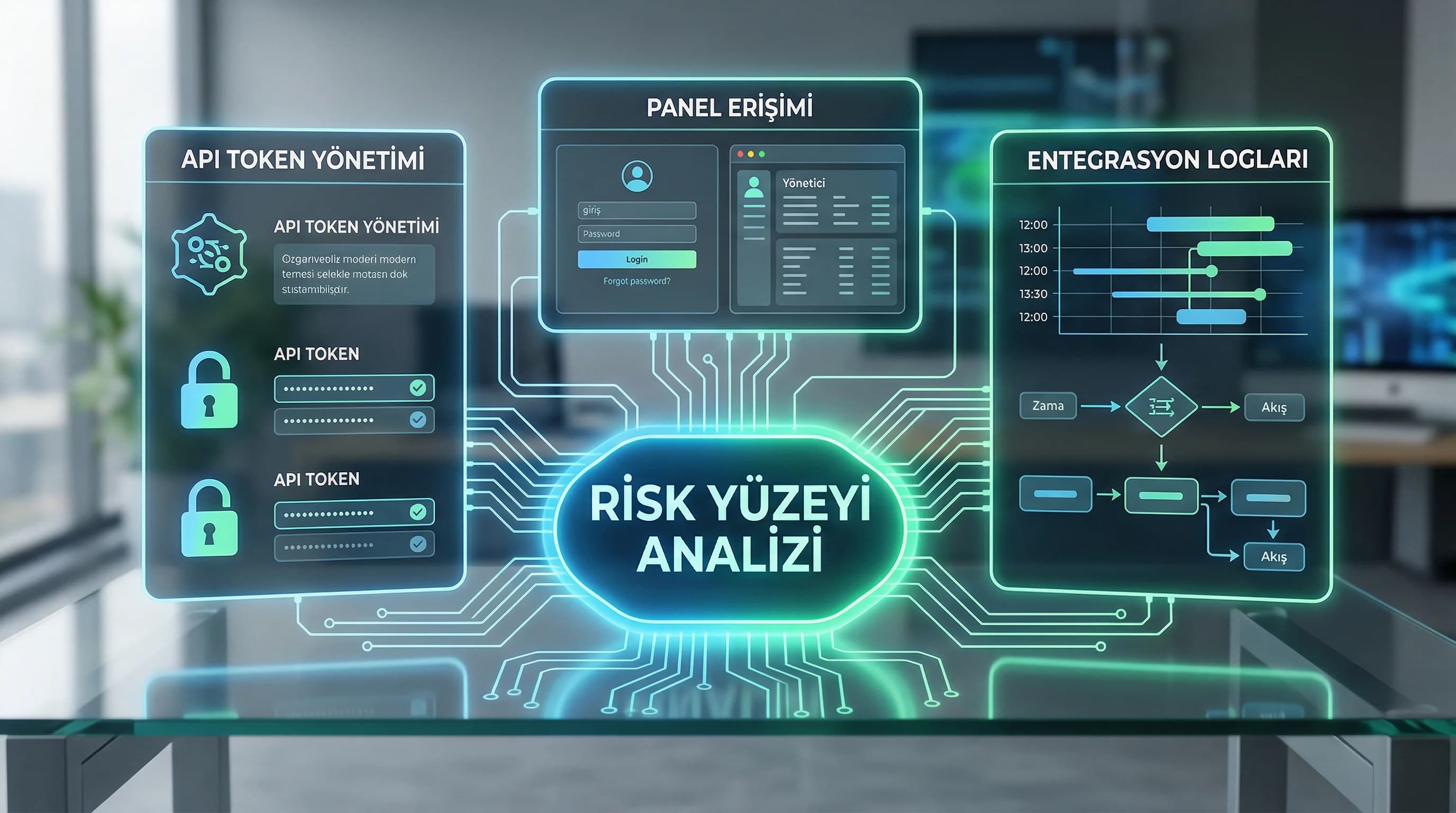 API token ve panel erişimi risk yüzeyi, vendor erişim haritası bağlamı
