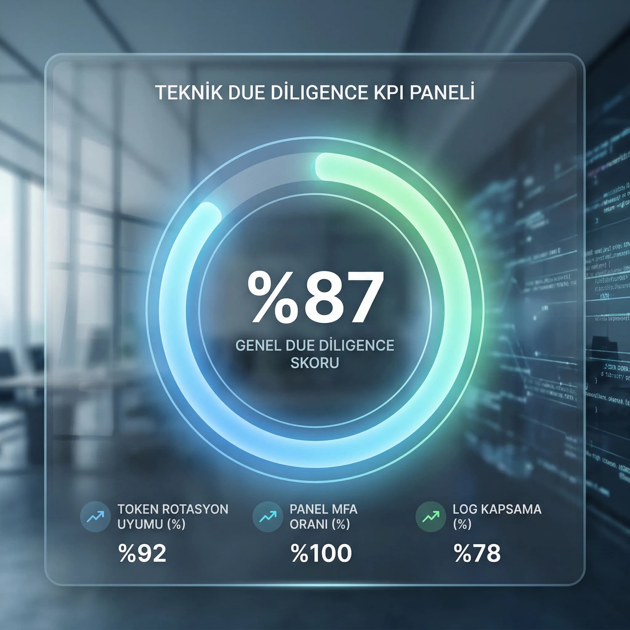Vendor erişim ve token rotasyon KPI paneli, KVKK uyum takibi