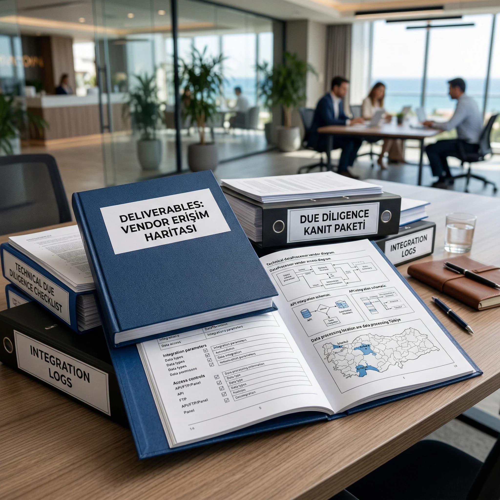 Vendor erişim haritası ve due diligence deliverables, otel ve B2B