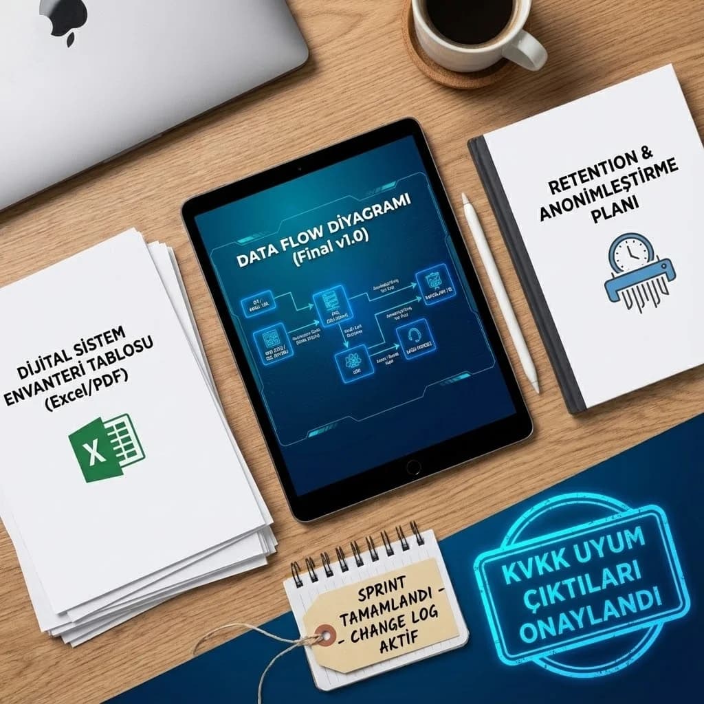 Veri haritası çıktıları ve sprint teslimleri, otel proje güveni