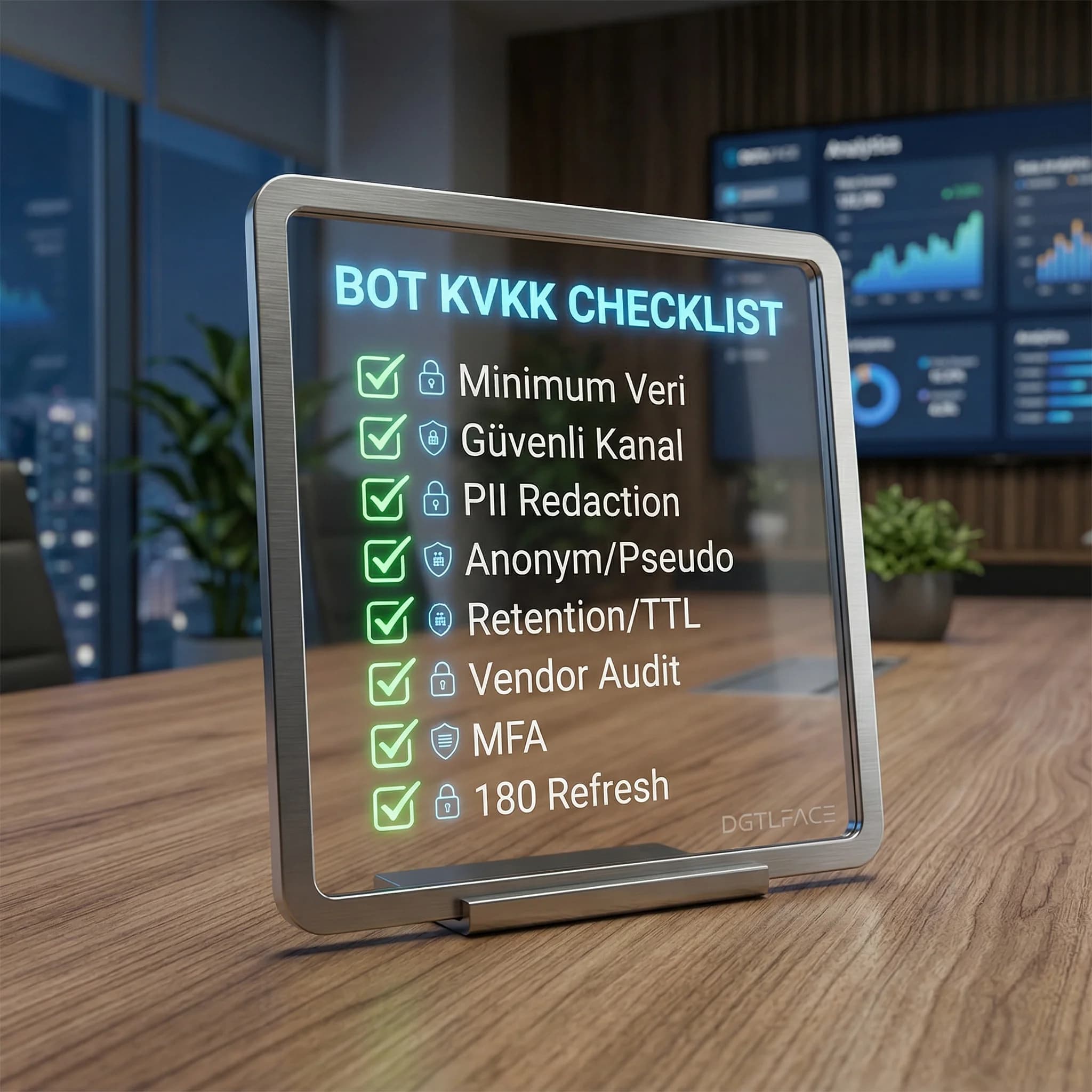 Şikâyet ve opt-out KPI kartı, bot güven ve KVKK performansı