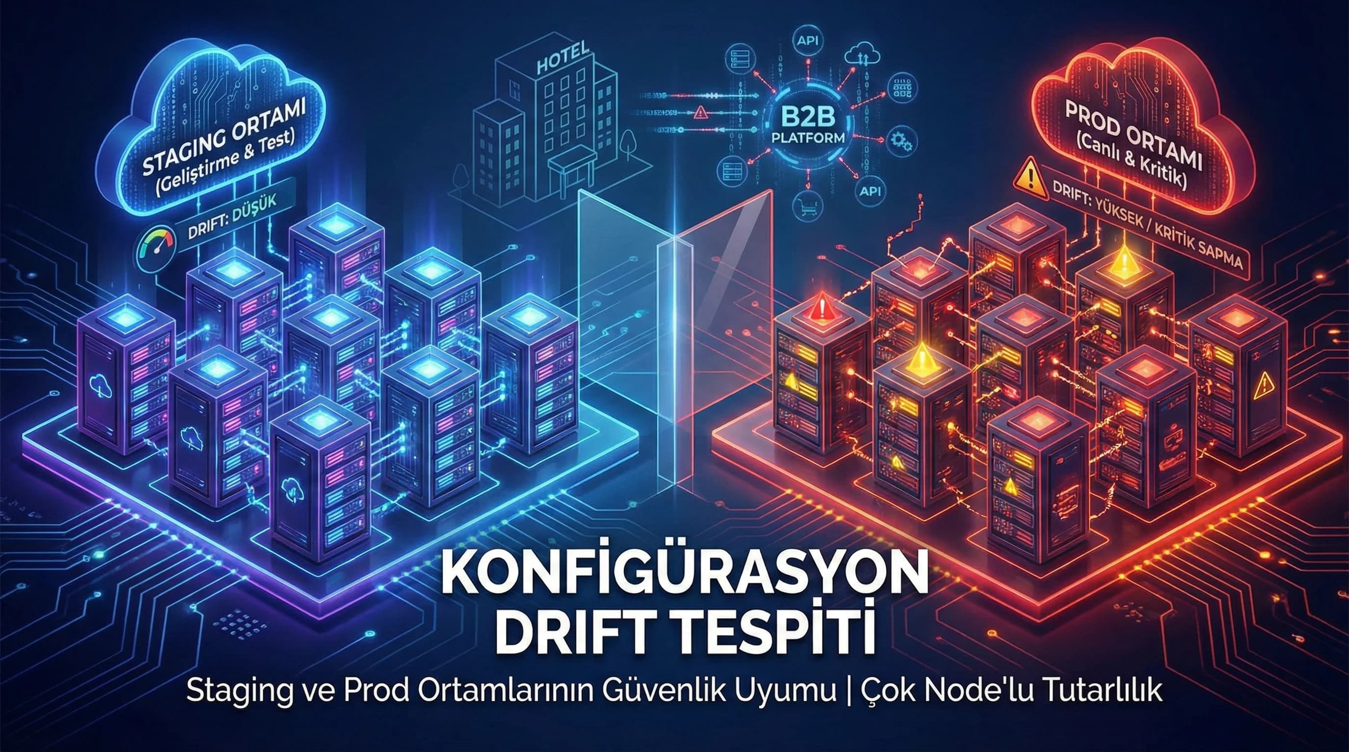 Konfigürasyon Drift Tespiti: Staging ve Prod Ortamlarının Güvenlik Uyumu