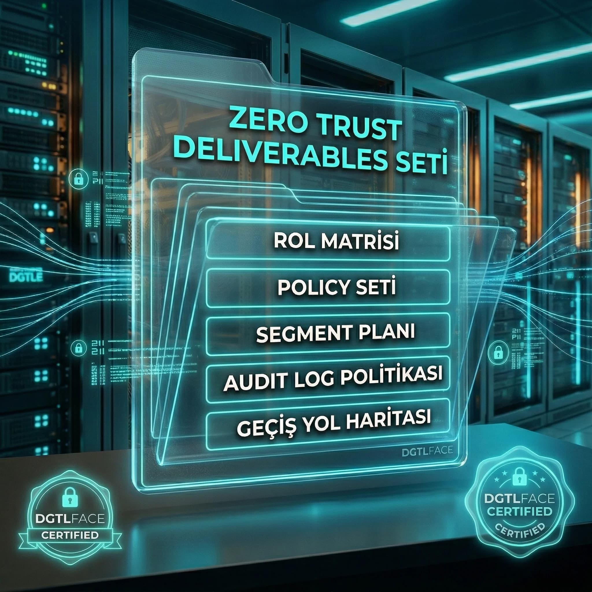 Zero Trust deliverable seti, rol matrisi ve policy planıyla denetlenebilir erişim dönüşümü