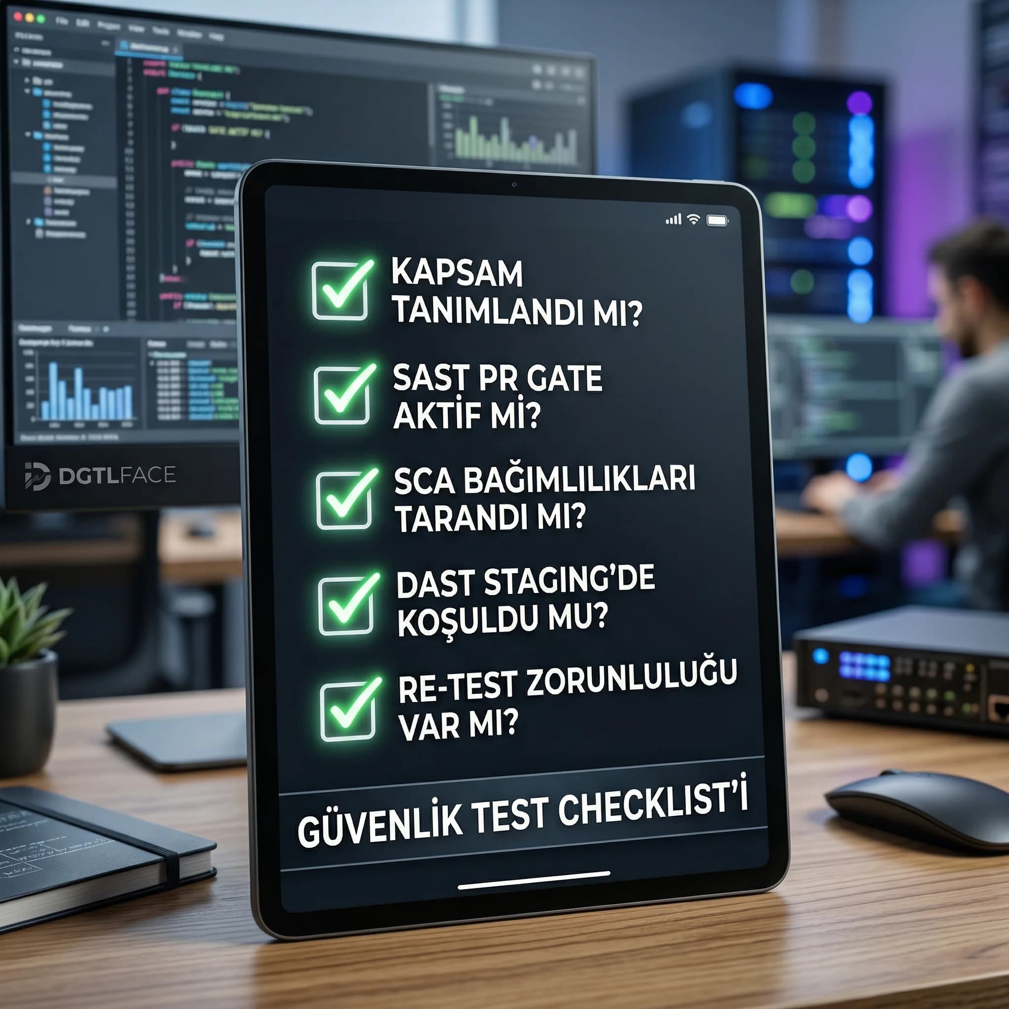 Pentest ve sürekli test checklist’i, CI/CD güvenlik kontrolleriyle uygulanabilir rehber