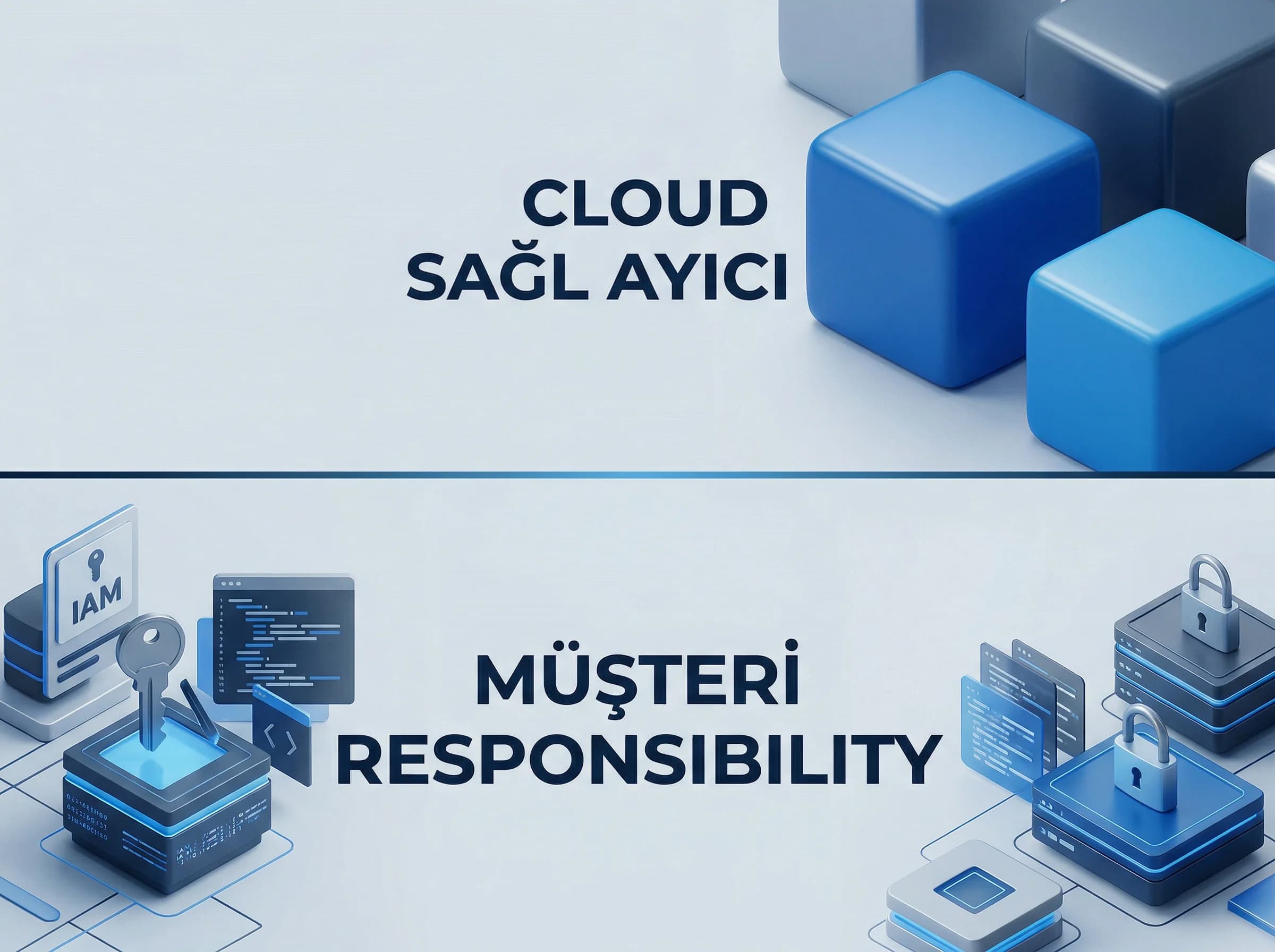 Serverless temelleri ve paylaşılan sorumluluk, otel ve B2B için bölüm ayırıcı